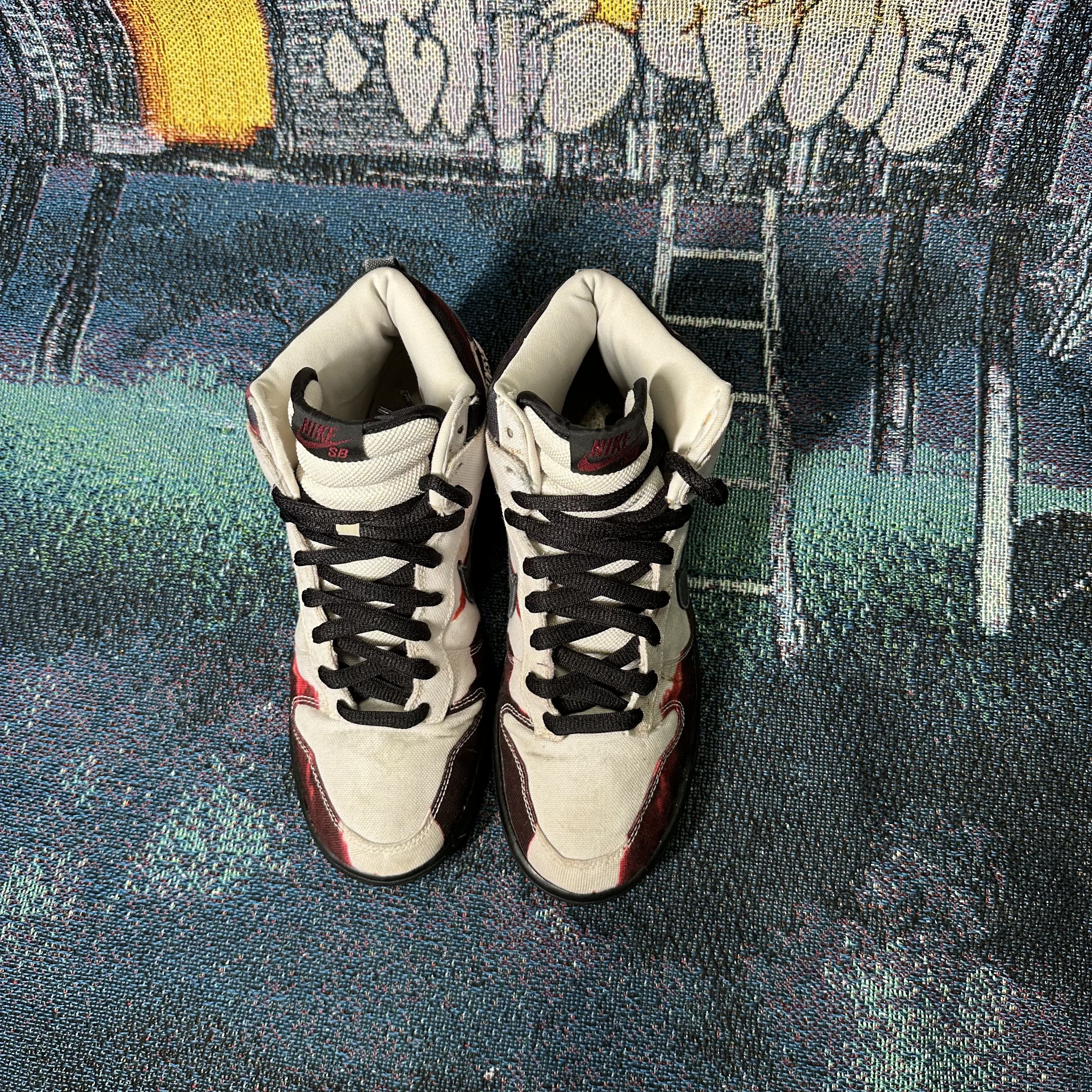 Nike Nike SB White Melvin Dunk High Size US 8 / EU 41 - 3 Thumbnail