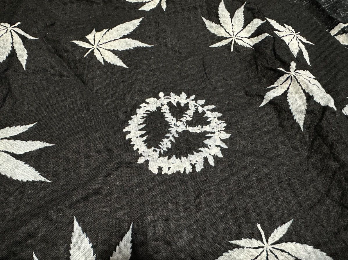 Hysteric Glamour × Japanese Brand × Vintage 🔥Sick Y2K Japanese Tradition Marijuana Peace Yukata Kimono Size US XL / EU 56 / 4 - 10 Thumbnail