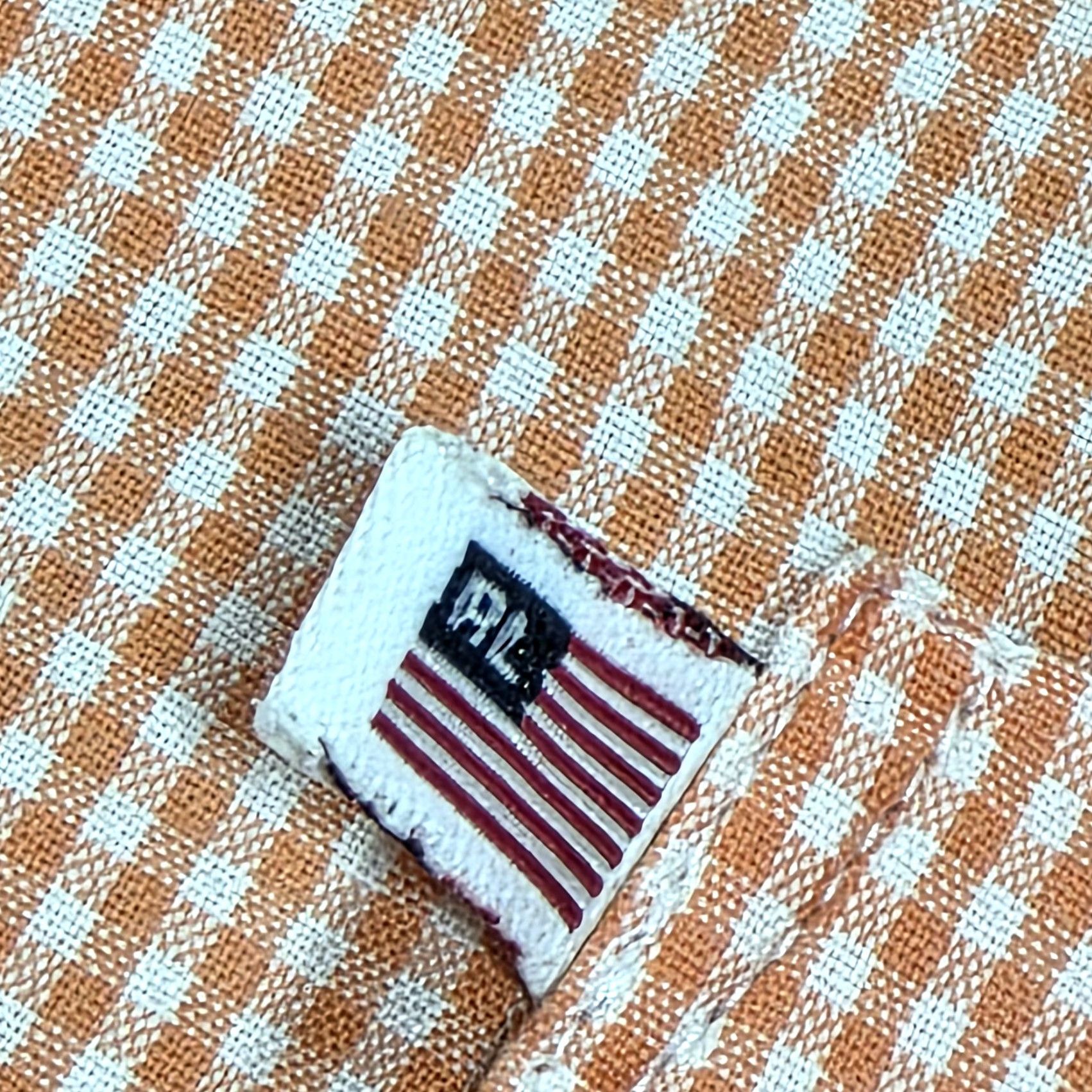 Polo Ralph Lauren Ralph Lauren Polo Jeans Co Button Up Orange Check L Short Sleeve Shirt Flag Logo Mens Regular Slim Fit Size US L / EU 52-54 / 3 - 6 Thumbnail