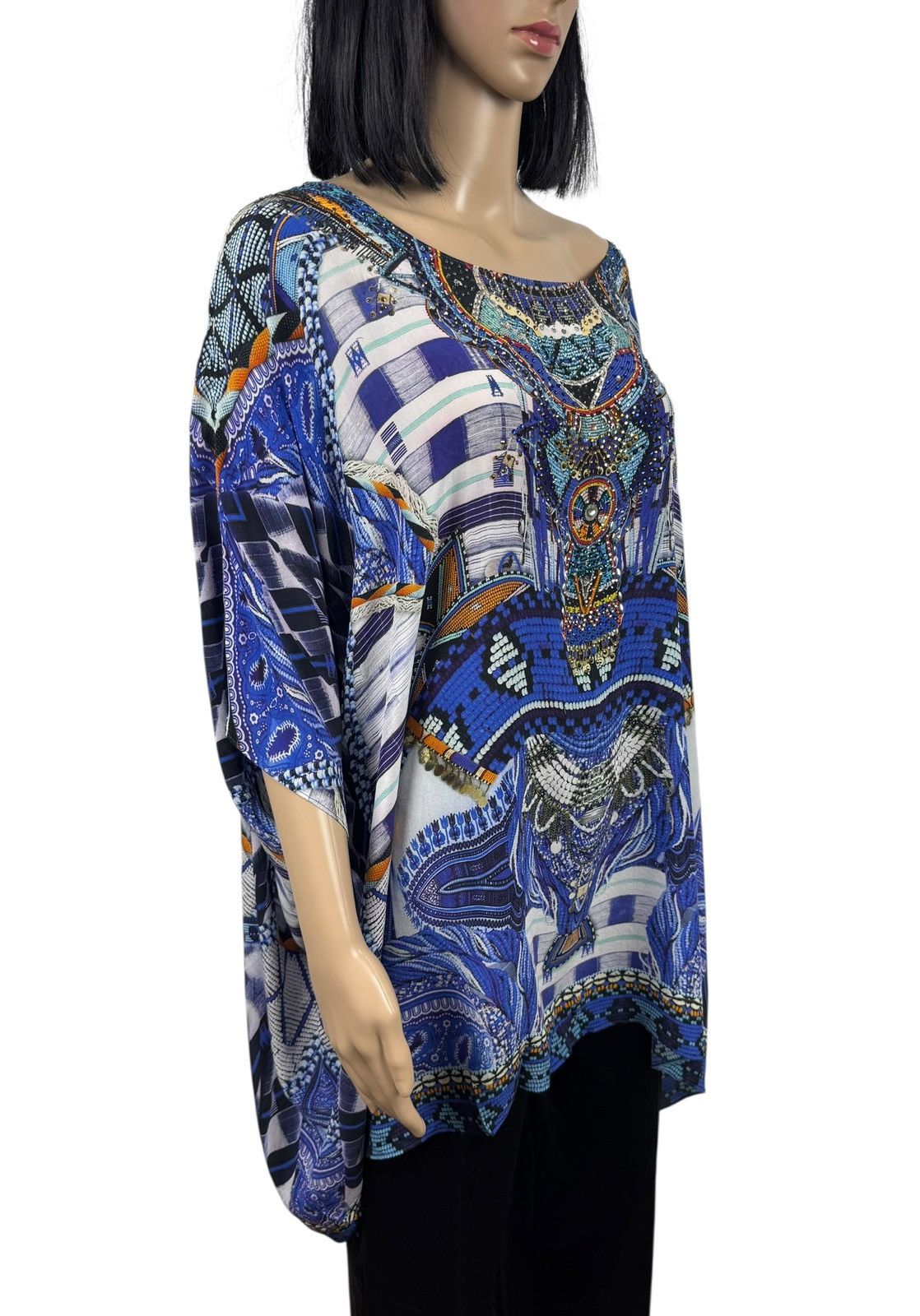CAMILLA Camilla Silk Printed Tunic Emblished One Size Size ONE SIZE - 4 Thumbnail