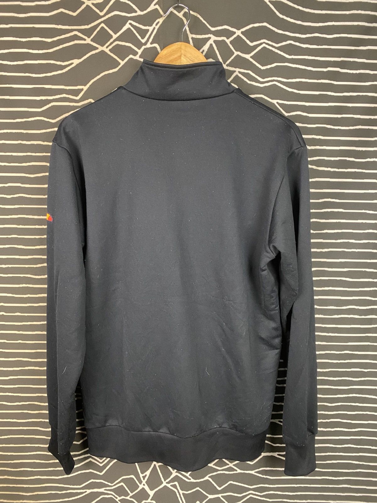 Ellesse Ellesse Halfzipper Jacket Black Spellout Size US L / EU 52-54 / 3 - 2 Thumbnail