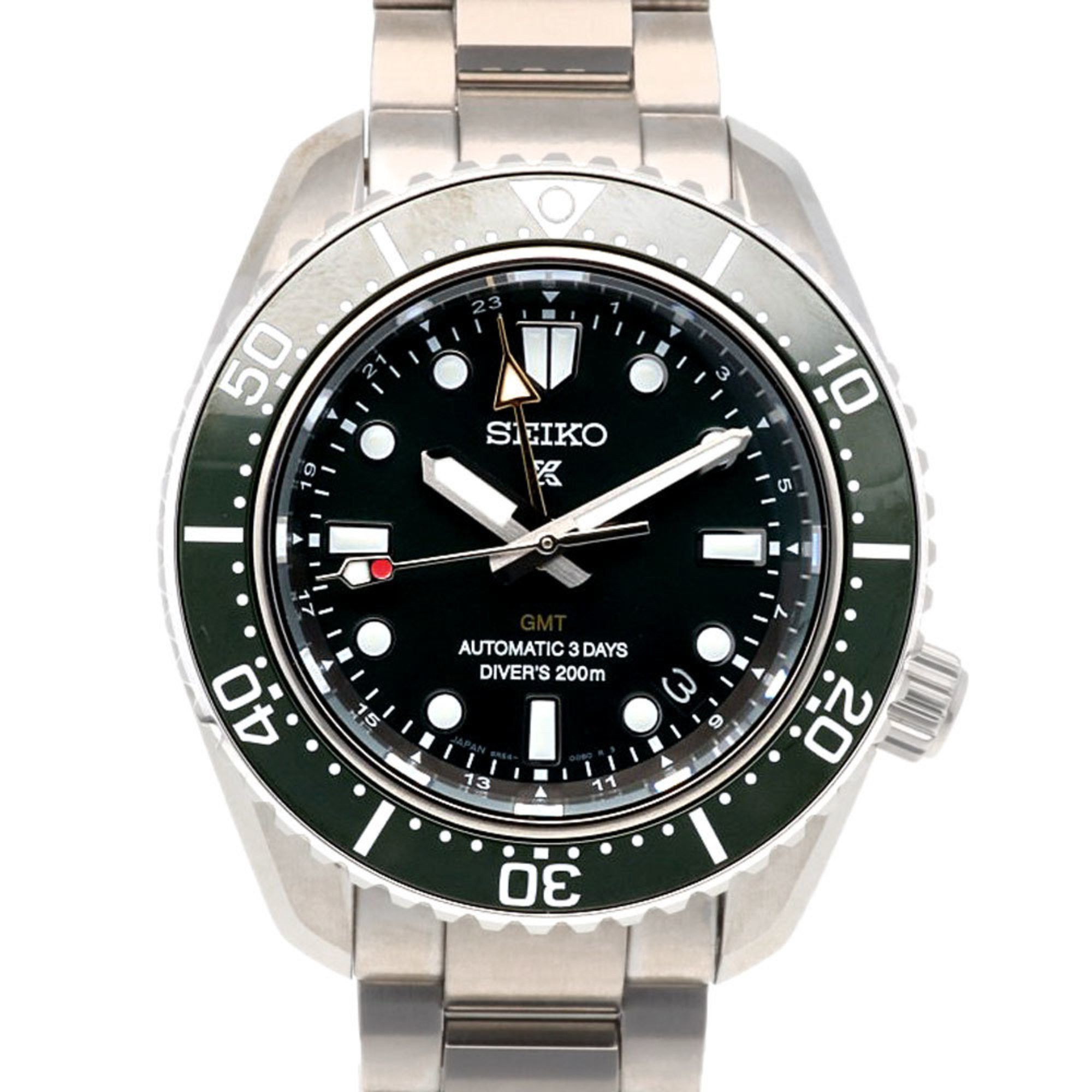 Seiko Seiko Prospex Watch Stainless Steel SBEJ009 (6R54-00D0) Automatic Men's SEIKO GMT Overhauled Size ONE SIZE - 1 Thumbnail