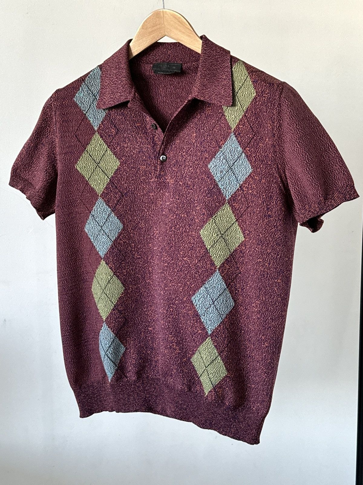 Prada Prada diamonds polo shirt Size US M / EU 48-50 / 2 - 5 Thumbnail