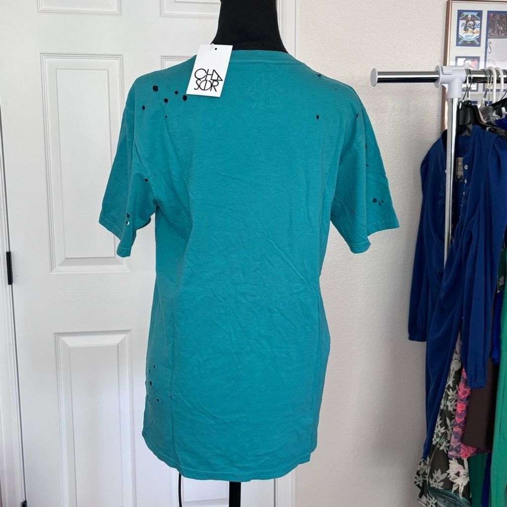 Chaser Brand Chaser turquoise tshirt NWT M Size M / US 6-8 / IT 42-44 - 2 Thumbnail