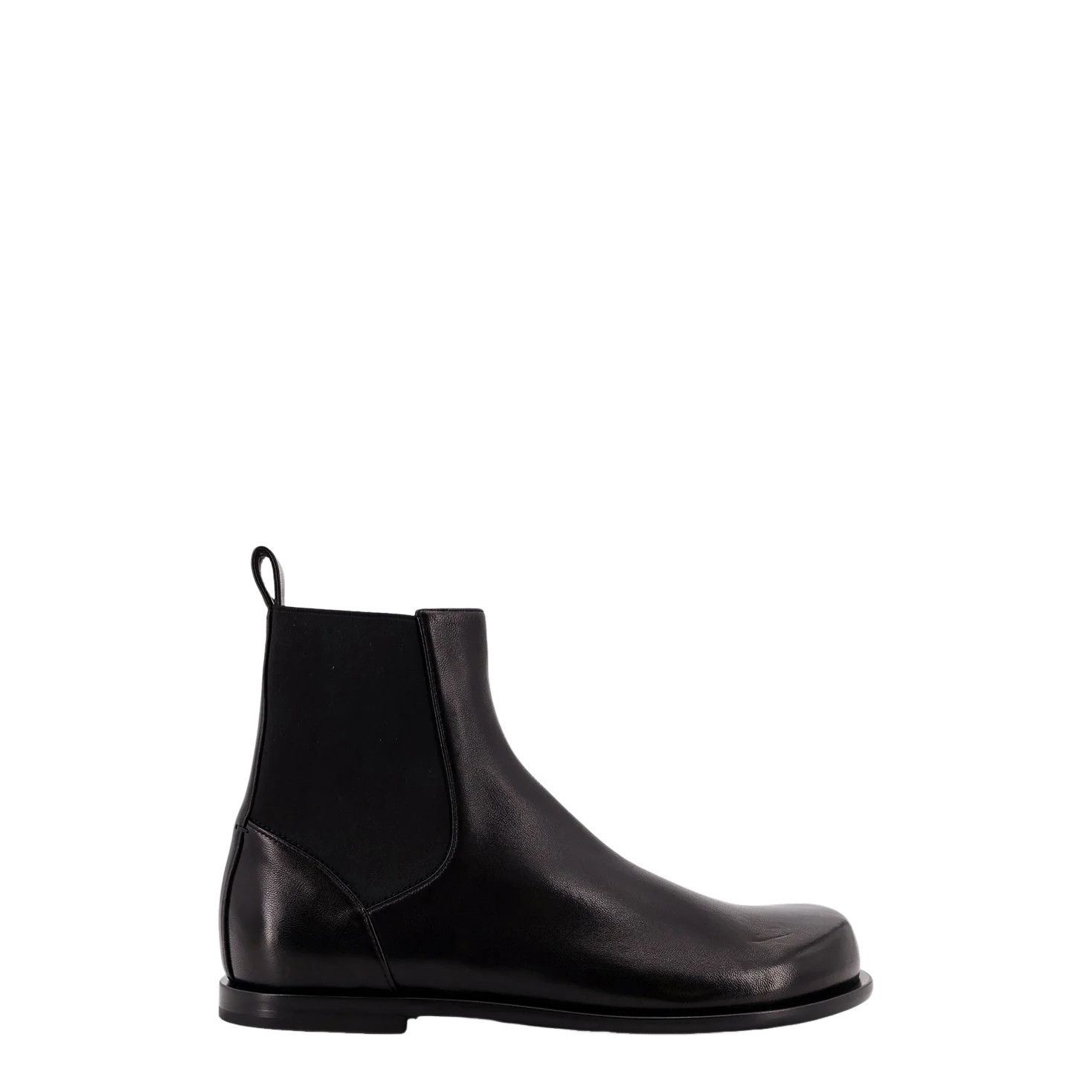 FENDI $1450 Black FF Squared Chelsea Boots New & Authentic (