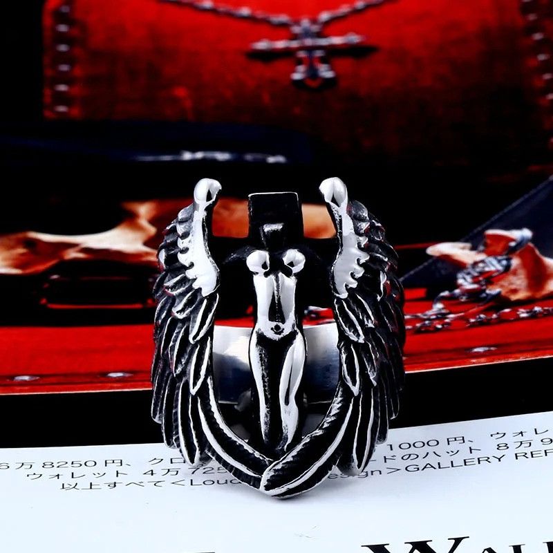 Jewelry Angle Ring Streetwear Jewelry Fashion Gift Size ONE SIZE - 3 Thumbnail
