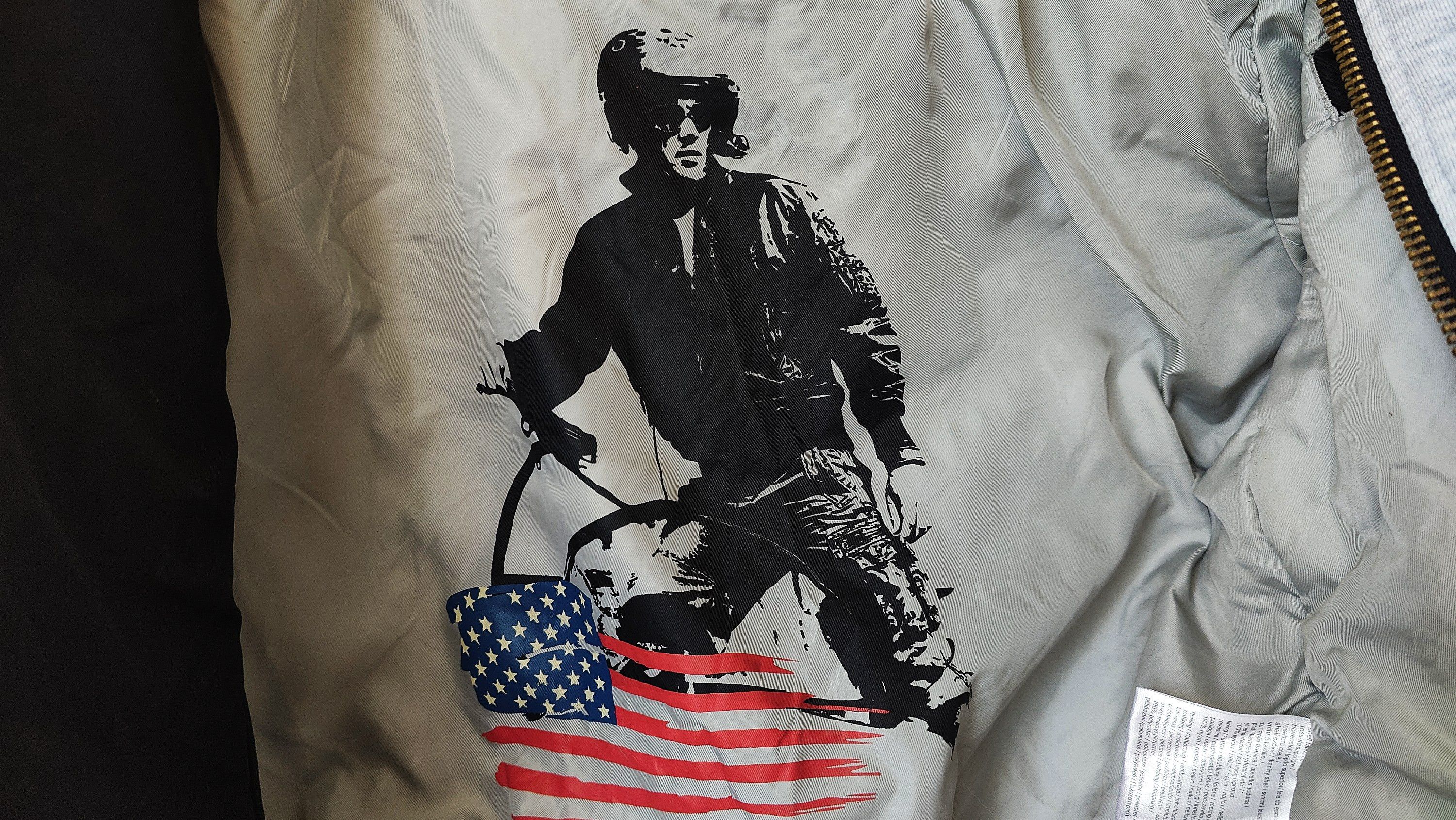Alpha Industries × Vintage Alpha Industries USA Special Edition Military Bomber Jacket Size US M / EU 48-50 / 2 - 3 Thumbnail