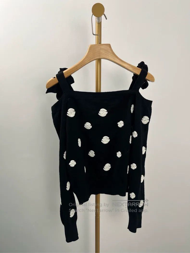 Chanel Chanel Black full-print long-sleeved knitwear Size XS / US 0-2 / IT 36-38 - 2 Thumbnail