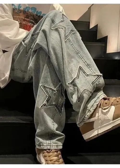 Vintage Denim Jeans Oversized Straight Size US 32 / EU 48 - 2 Thumbnail