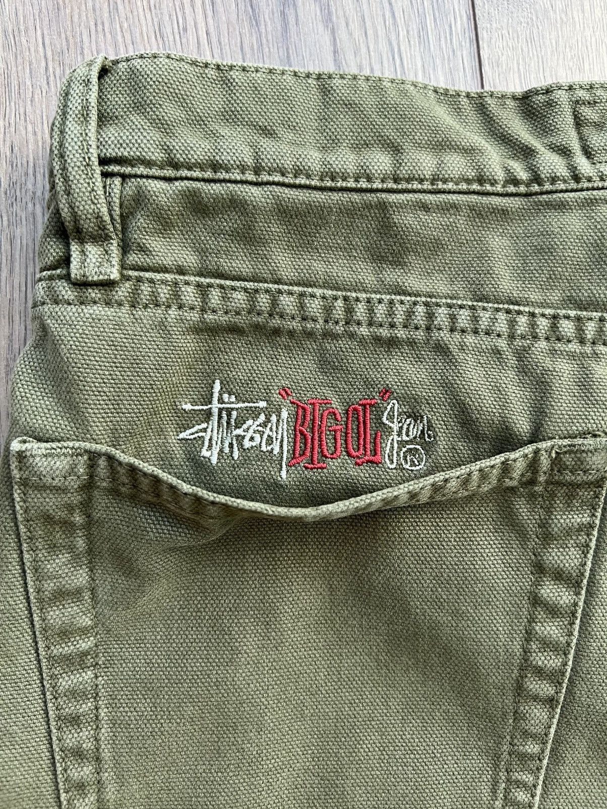 Stussy Stussy Big Ol Jean Olive Green 28 Size US 28 / EU 44 - 8 Thumbnail