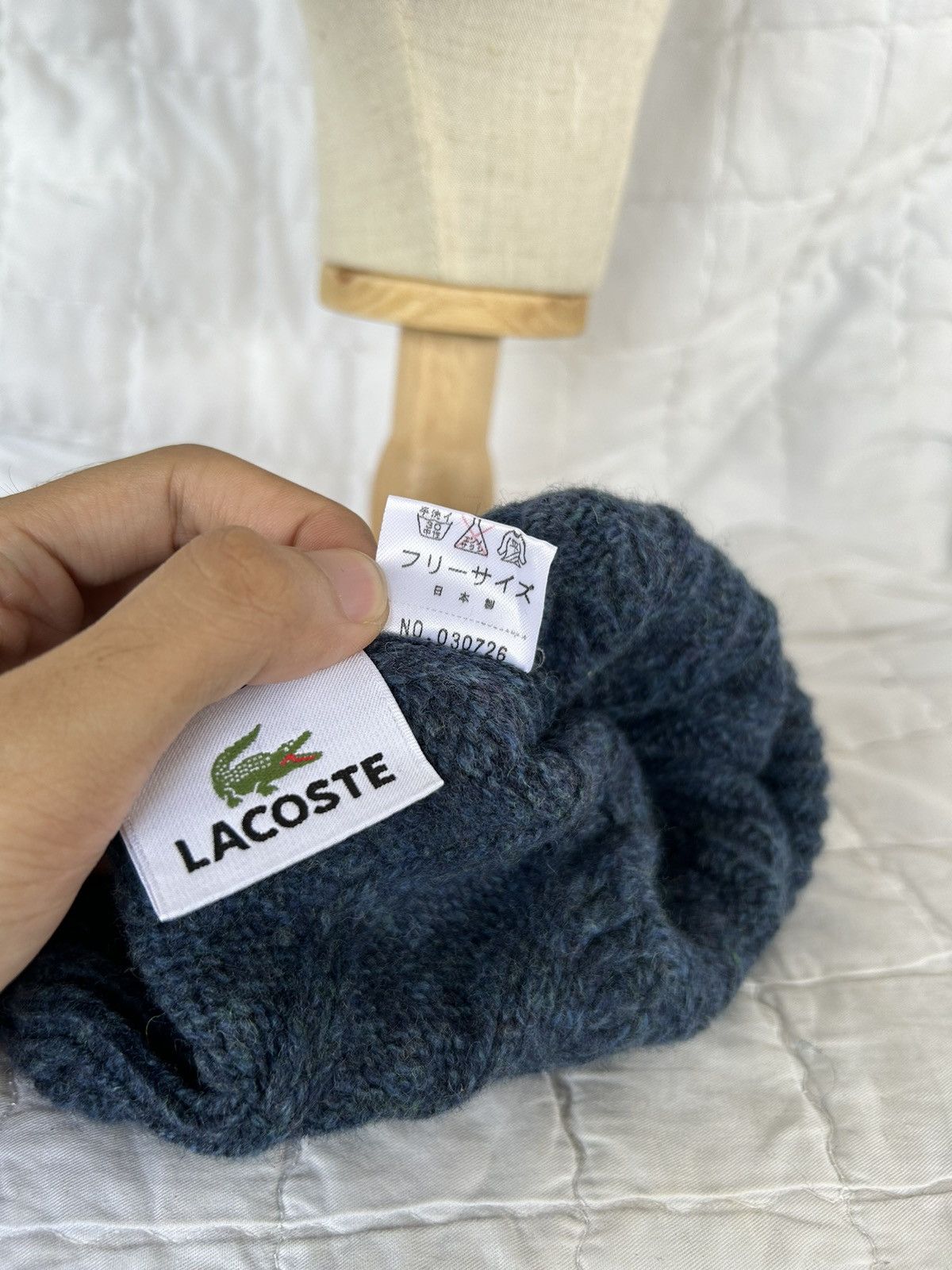 Japanese Brand × Lacoste LACOSTE Beanie Hats Nice 🔥🔥 Size ONE SIZE - 5 Thumbnail