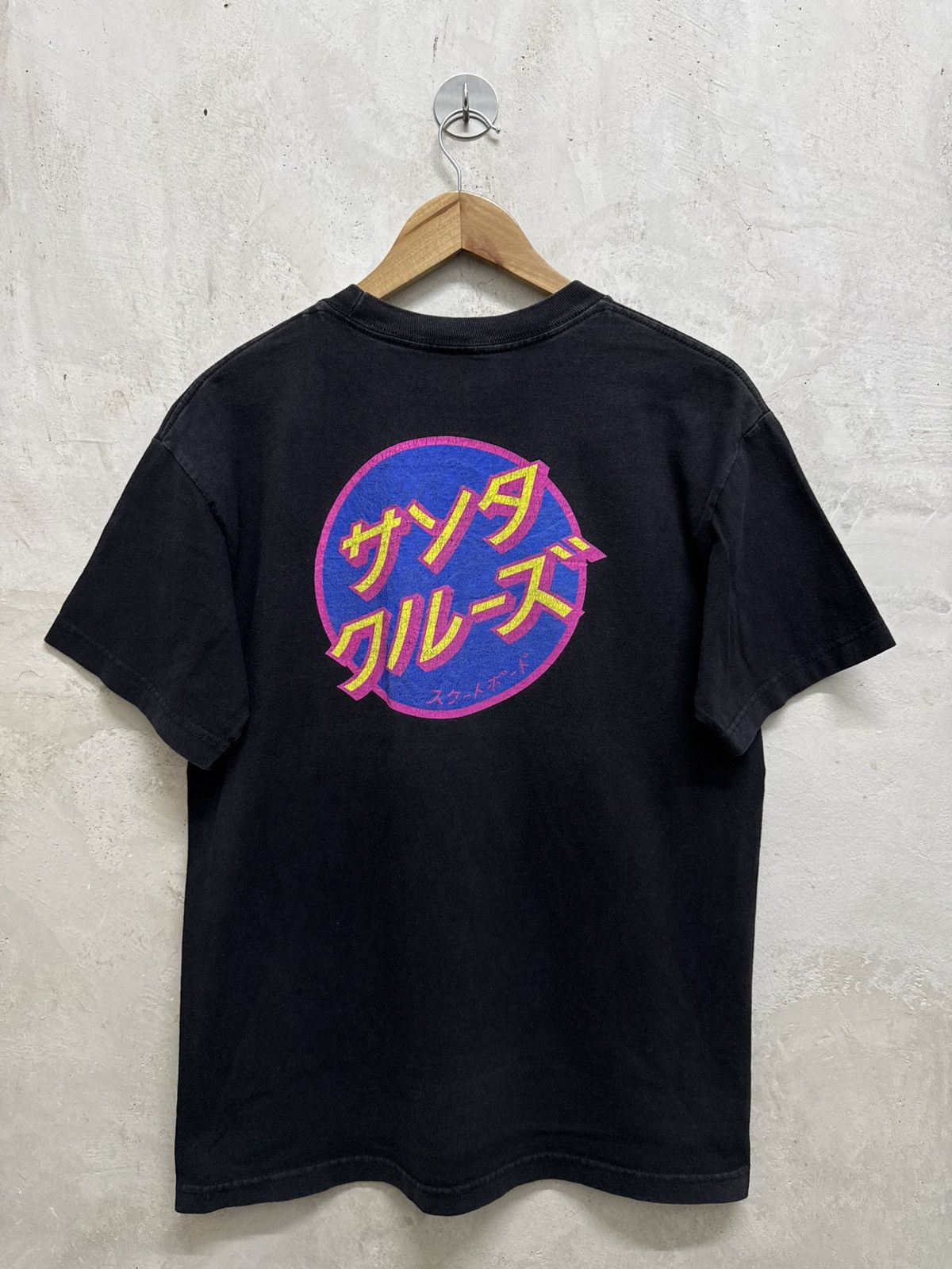 Santa Cruz Skateboards 2000s Santa Cruz Japanese Font Logo Tee Size US M / EU 48-50 / 2 - 1 Thumbnail