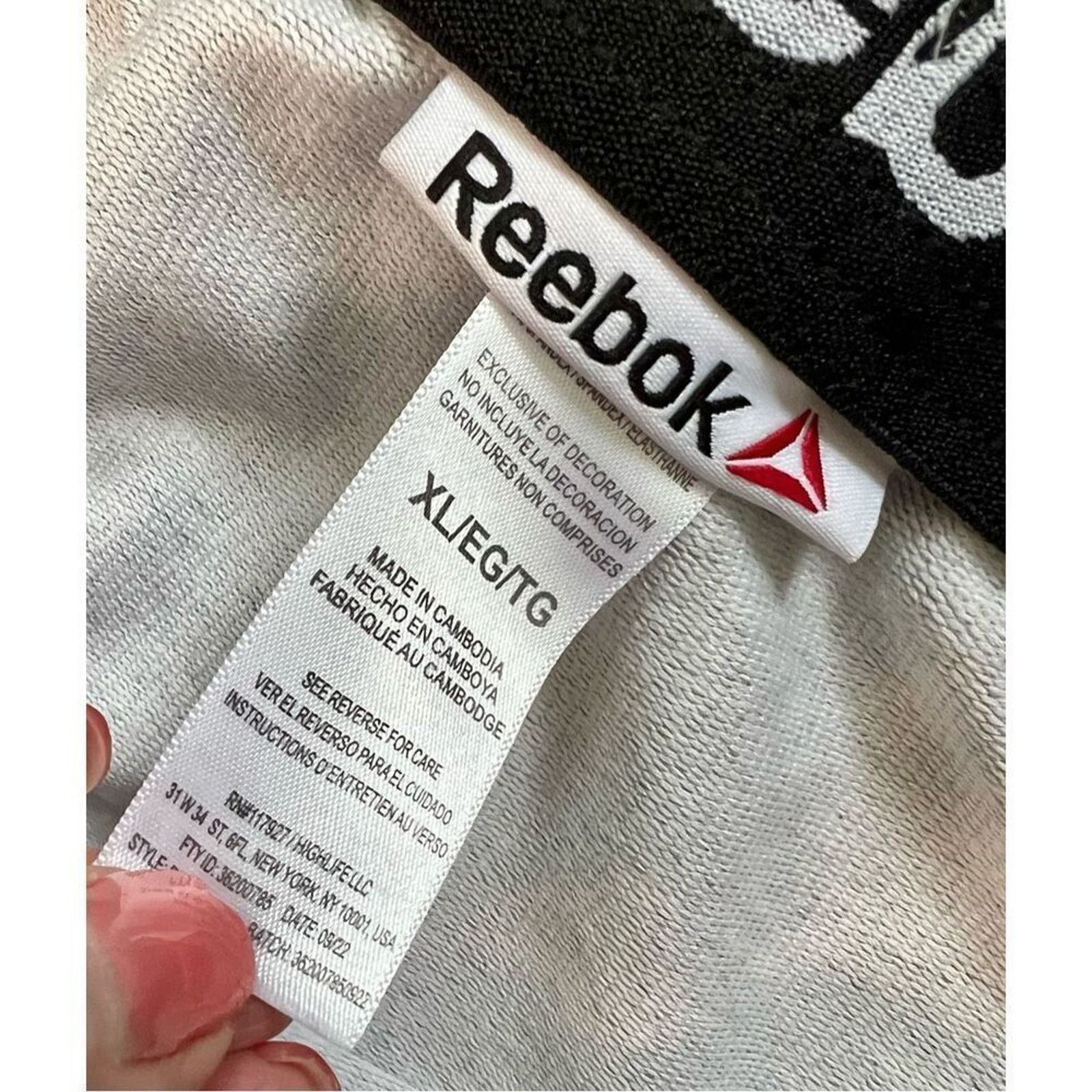 Reebok Reebok Performance Grey Terry Knit Joggers Pants X LARGE Size US 38 / EU 54 - 8 Thumbnail