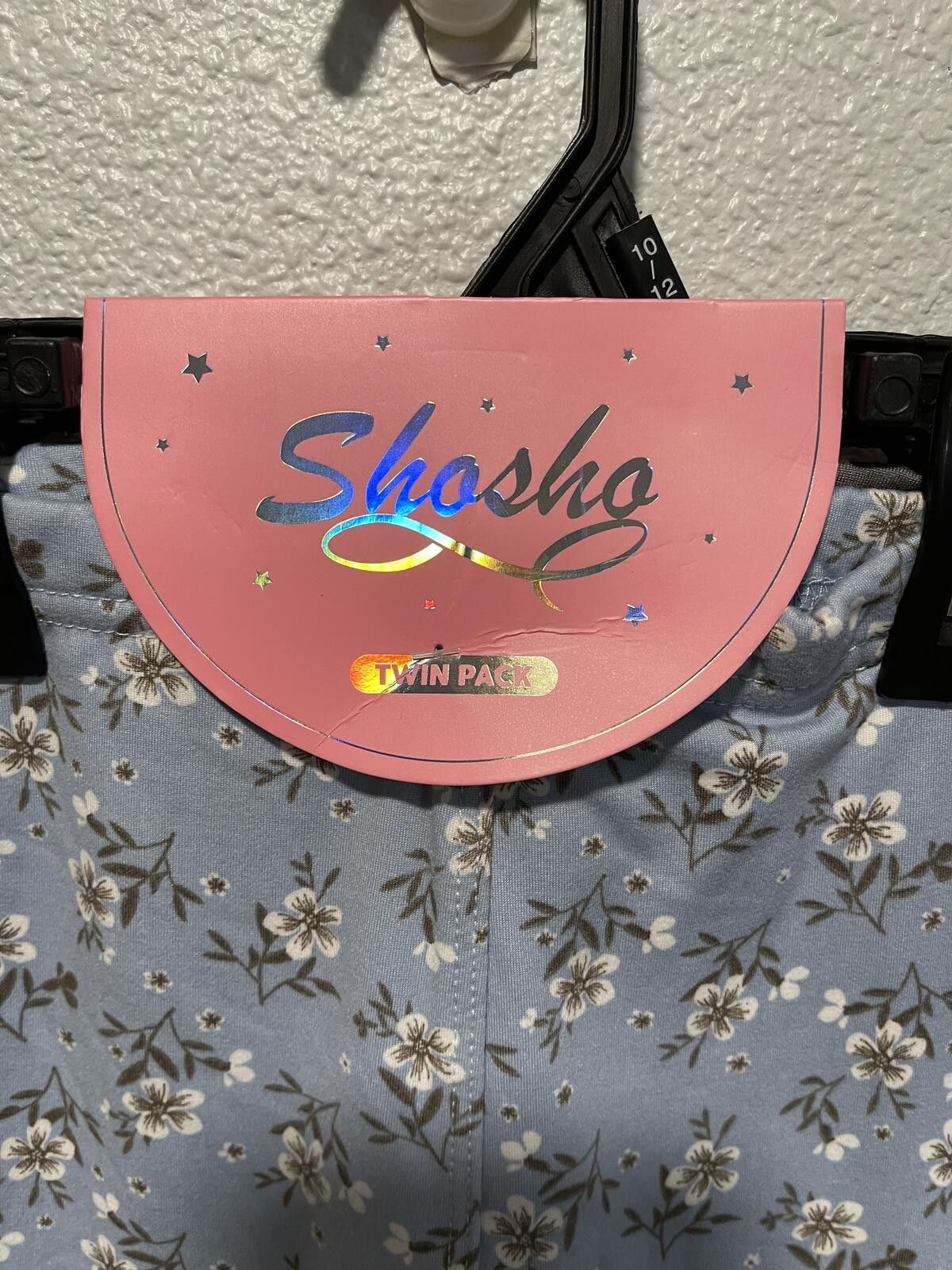 Other Shosho Girls' Twin Pack Floral and Solid Flared Pants Size 7 Size 24" / US 00 / IT 34 - 2 Thumbnail