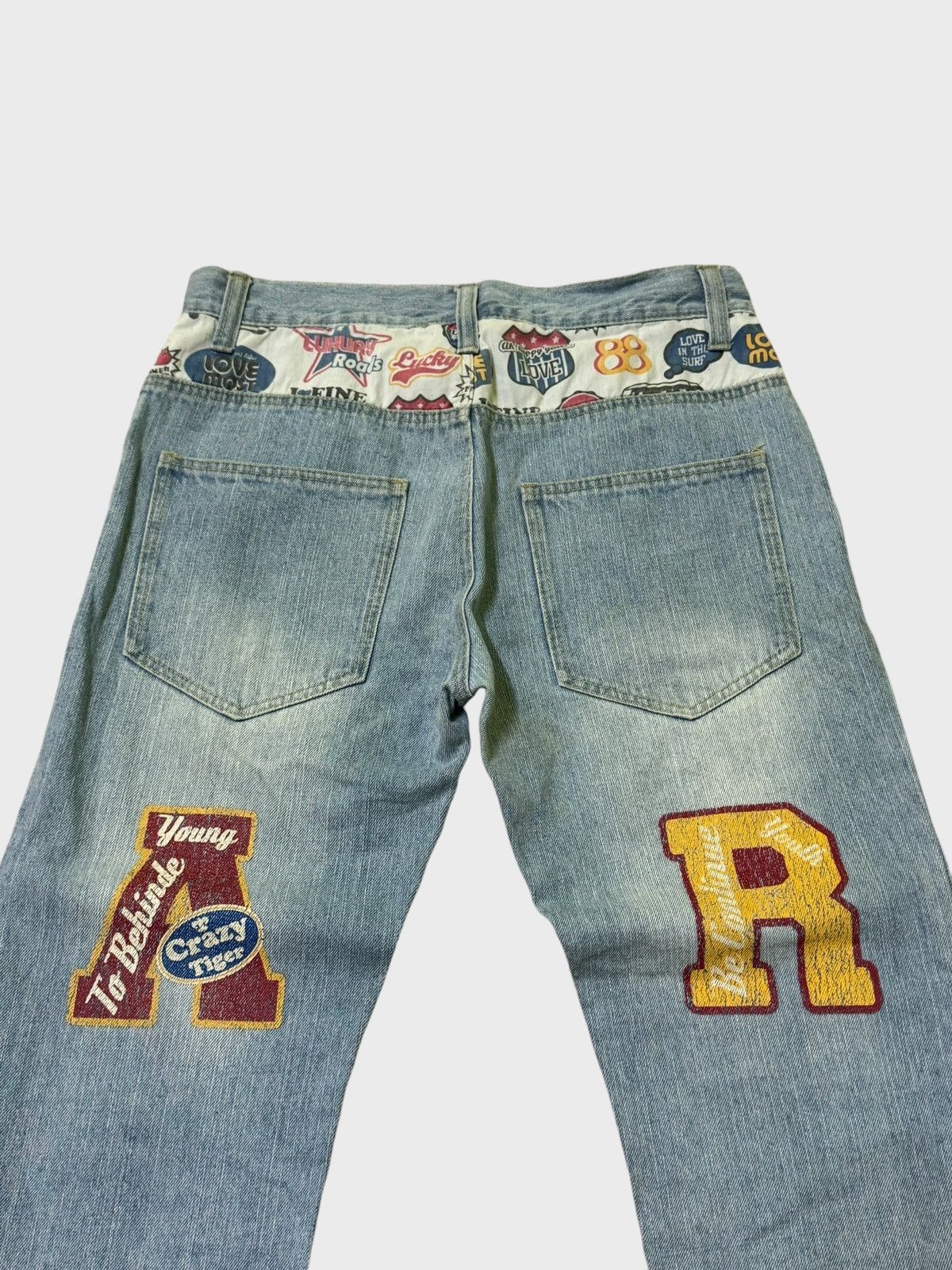 Japanese Brand CLONE DEVGRU DESIGN PRINTED CLAWMARK DENIM Size US 30 / EU 46 - 7 Thumbnail