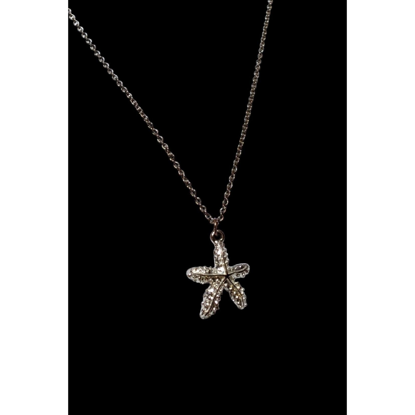 Other Minimalist Silver Starfish Necklace Size ONE SIZE - 3 Thumbnail