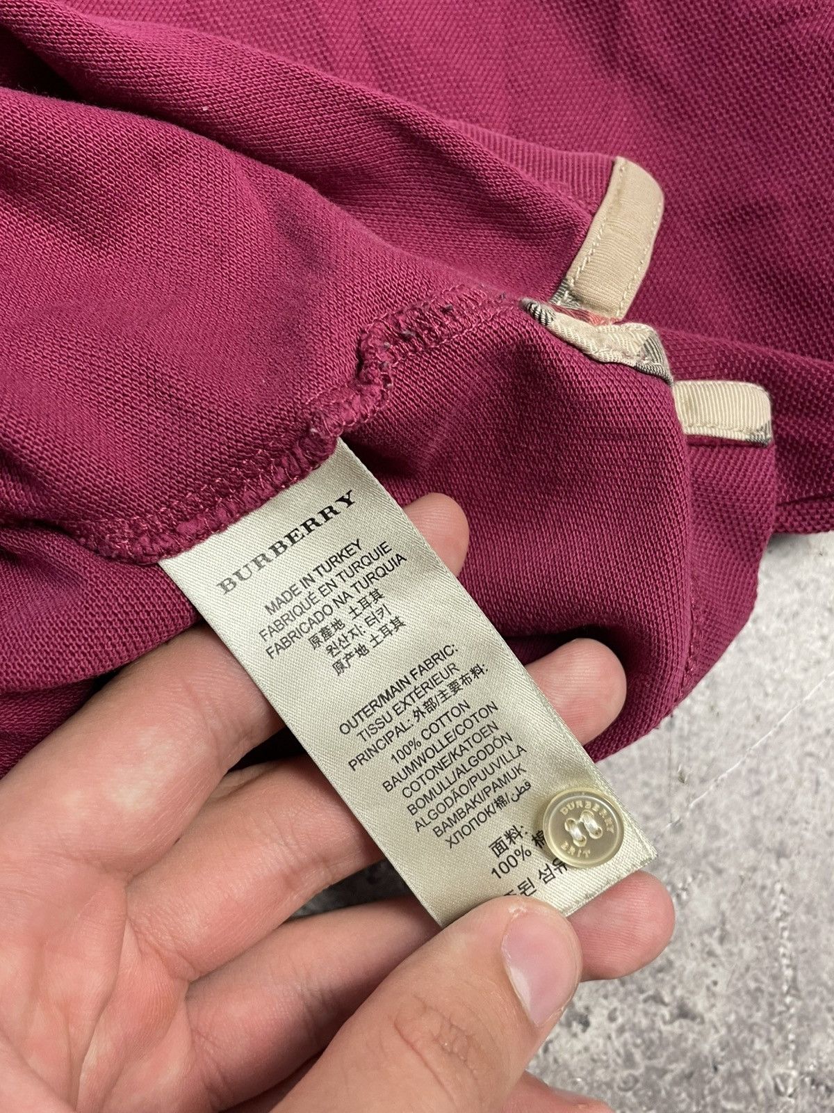 Burberry Burberry mens Polo Shirt Size US L / EU 52-54 / 3 - 7 Thumbnail