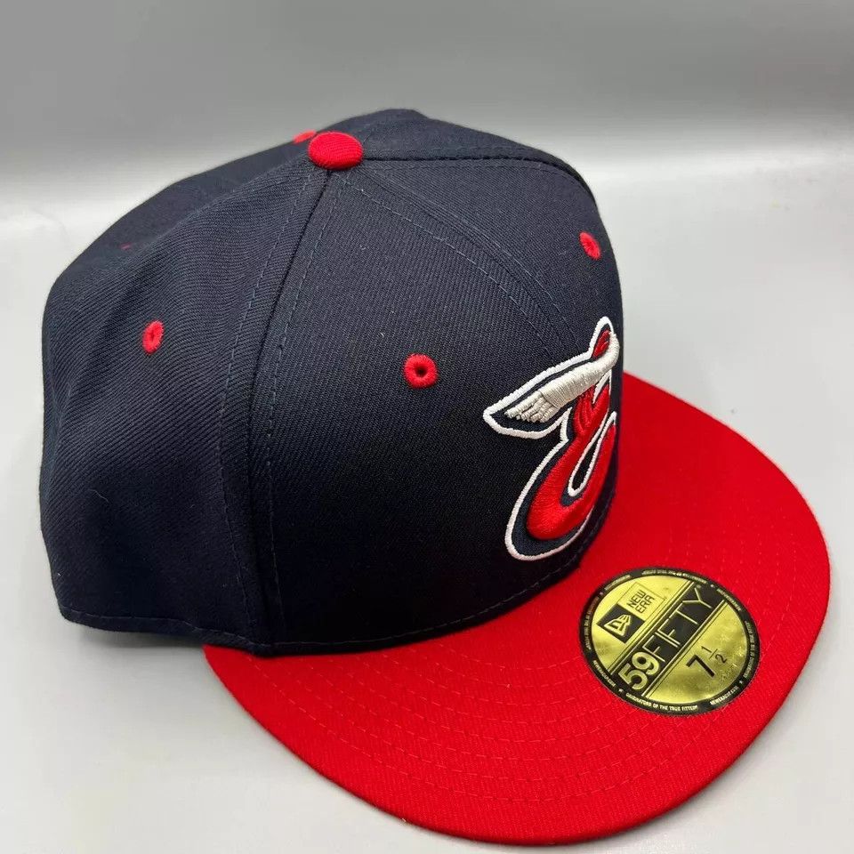 New Era Greenville Energia Hat Men 7 1/2 MiLB 59Fifty New Era Fitted Size ONE SIZE - 3 Thumbnail