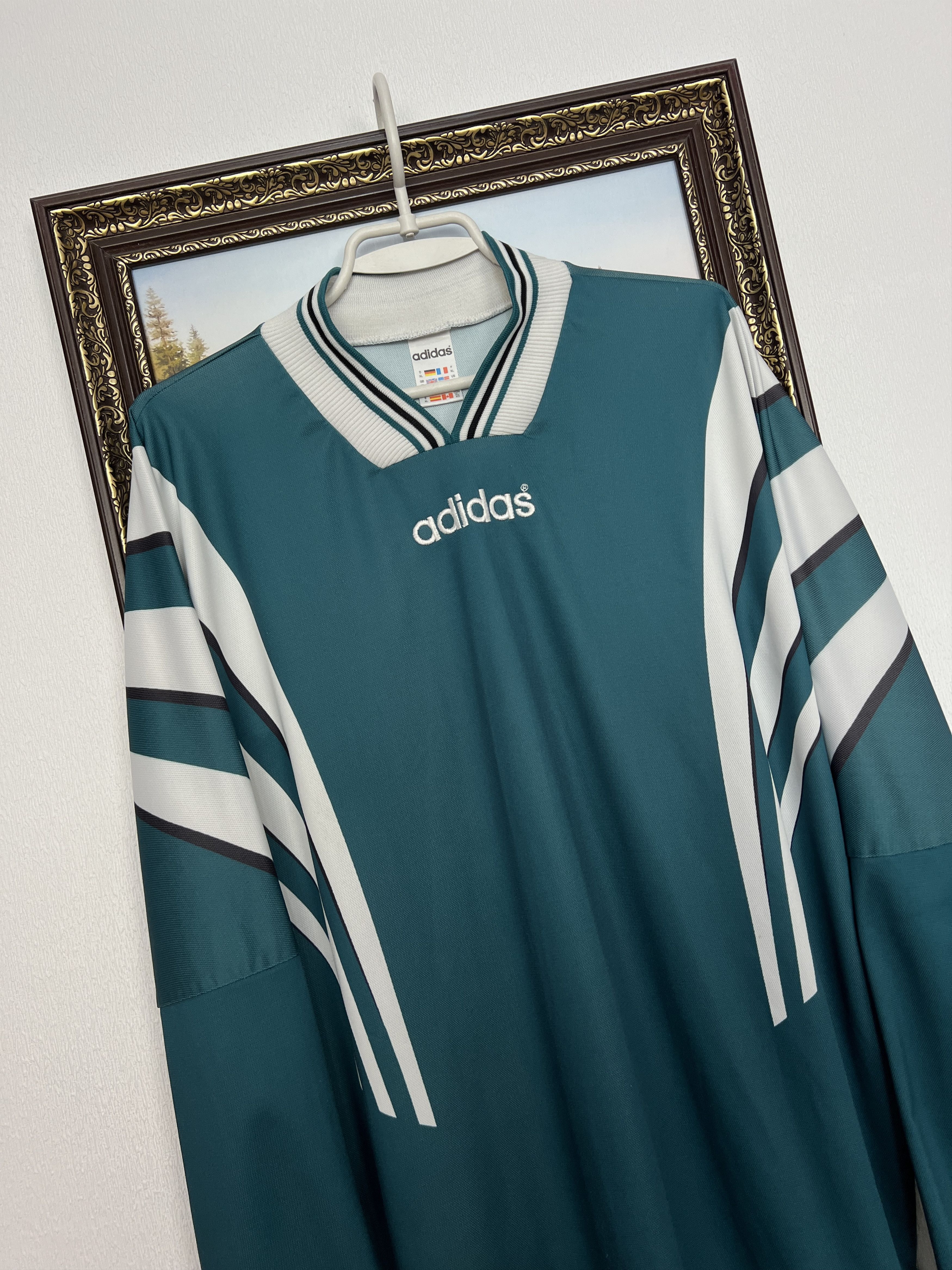 Adidas Vintage Slovenia Football Shirt Long Sleeve Soccer Jersey Size US XL / EU 56 / 4 - 3 Thumbnail