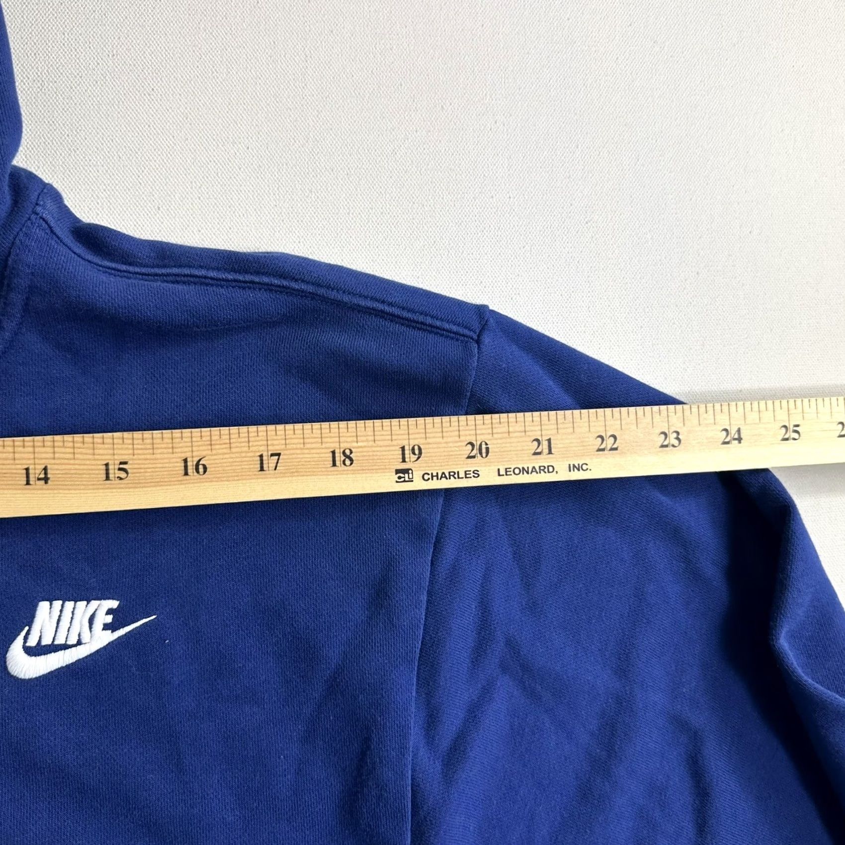 Nike Nike Sportswear Club Lace-Up Hoodie Women XS Blue Pullover 929531-478 Gym City Classic College School Sports Hoodie Mens? Size XS / US 0-2 / IT 36-38 - 7 Thumbnail