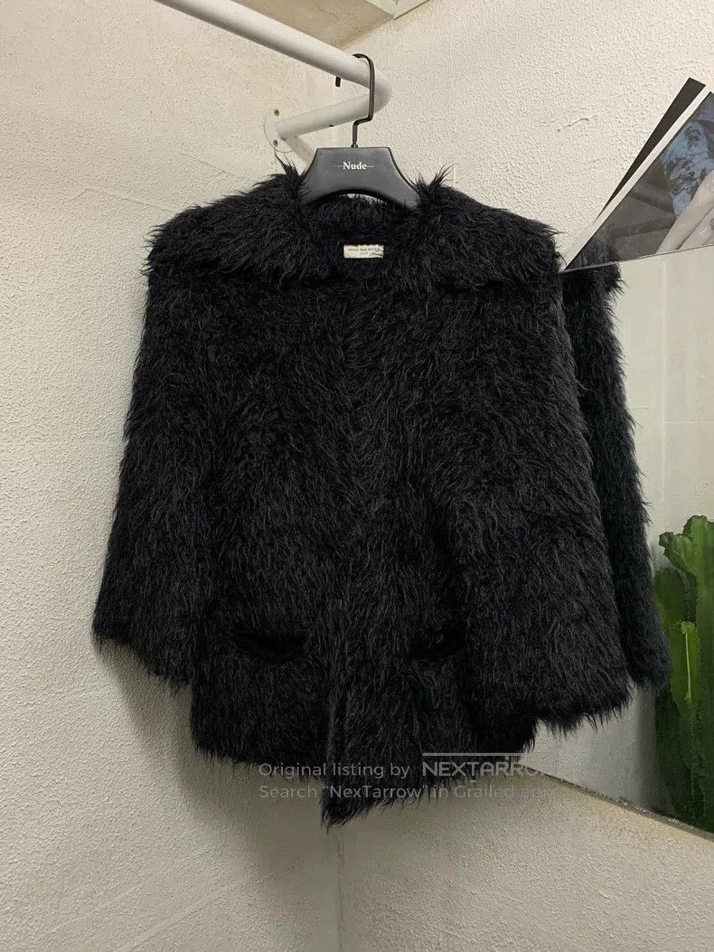 Dries Van Noten Dries Van Noten Mohair Furry Coat. Size US S / EU 44-46 / 1 - 1 Thumbnail