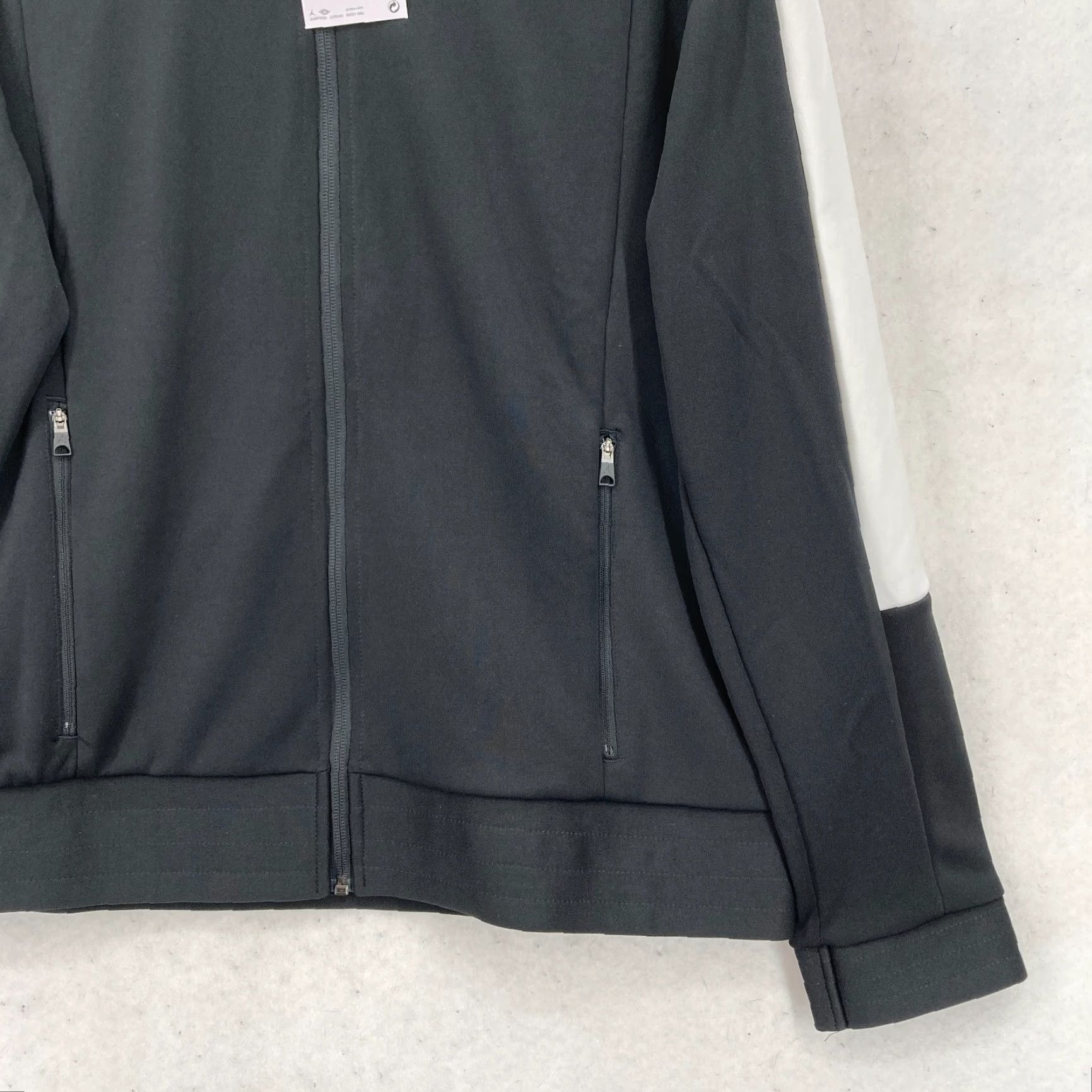 Nike Nike Air Jordan Black Team Full Zip Warm Up Jacket Mens L Cardials Basketball Size US L / EU 52-54 / 3 - 3 Thumbnail