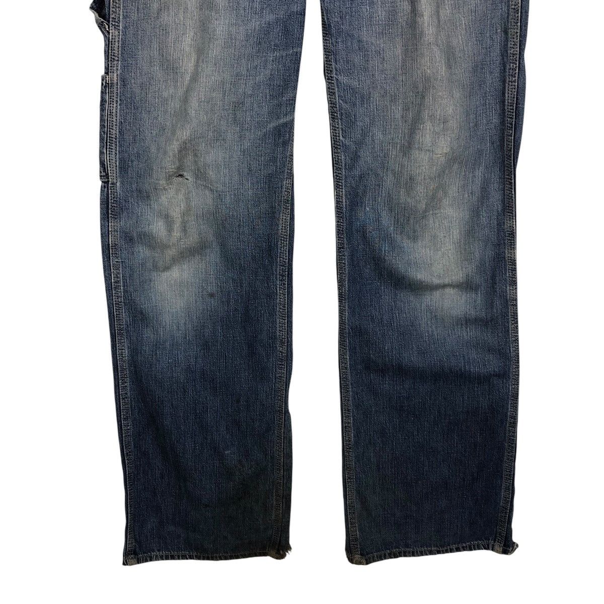 Japanese Brand × Vintage 📌Vintage Carpenter Denim Pants Worker Denim & Dungaree 92's Size US 32 / EU 48 - 6 Thumbnail