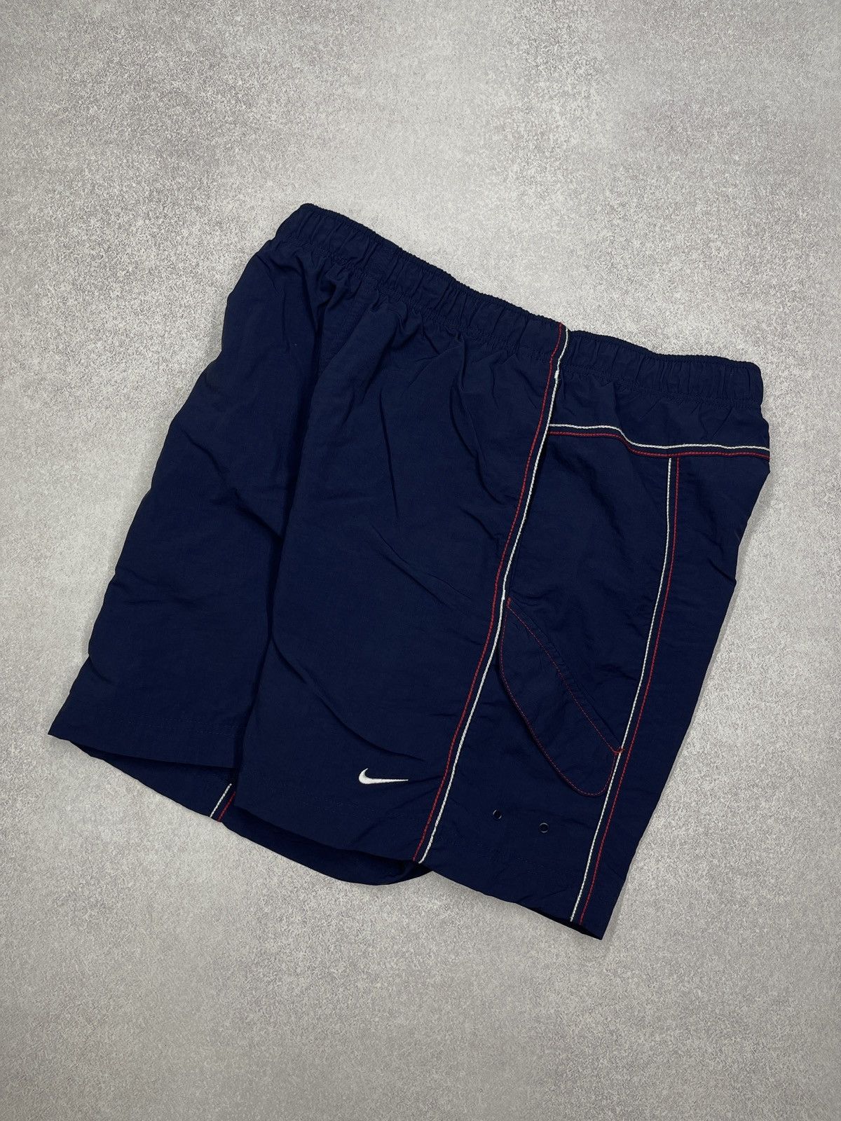 Nike Vintage Nike Nylon Cargo Shorts Navy Drill ACG TECH Size L Size US 34 / EU 50 - 4 Thumbnail