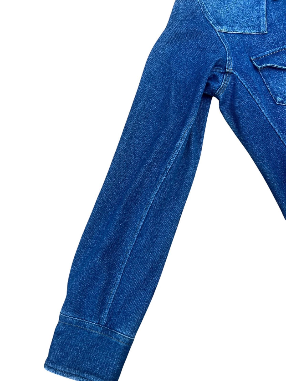 junhashimoto Junhashimoto Japan Distress Fade Denim Stretch Western Shirt Size US M / EU 48-50 / 2 - 5 Thumbnail