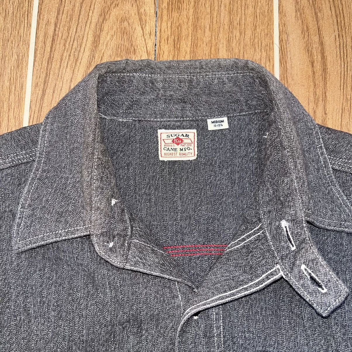 Sugar Cane SUGAR CANE SC23212 Cotton Mock Twist Chin Strap Shirt Size US M / EU 48-50 / 2 - 16 Thumbnail
