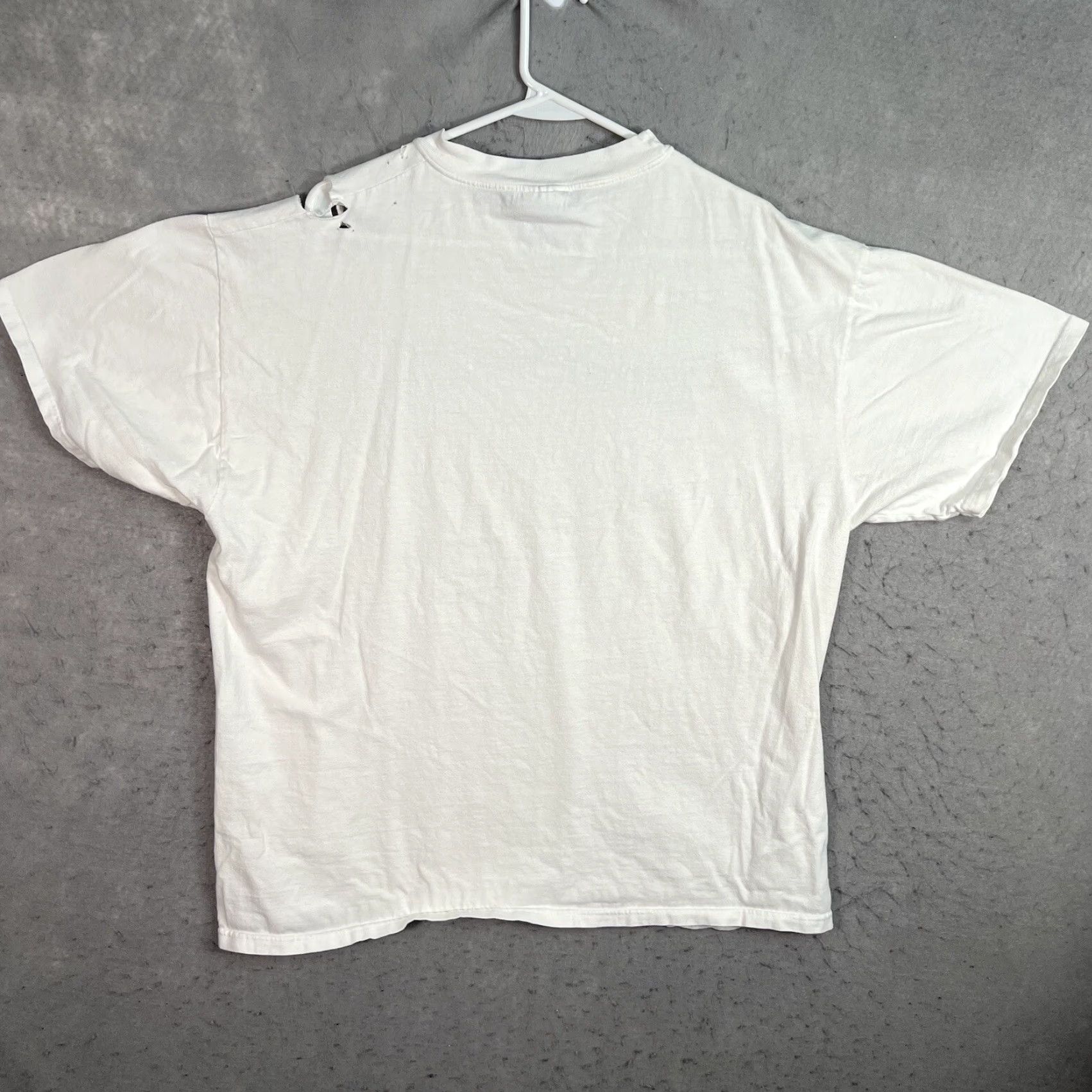 Hanes VINTAGE Hanes Happy 50th Israel Ahavath Beth Deli Days Graphic Tee Shirt Adult XL White Mens Size US XL / EU 56 / 4 - 7 Thumbnail