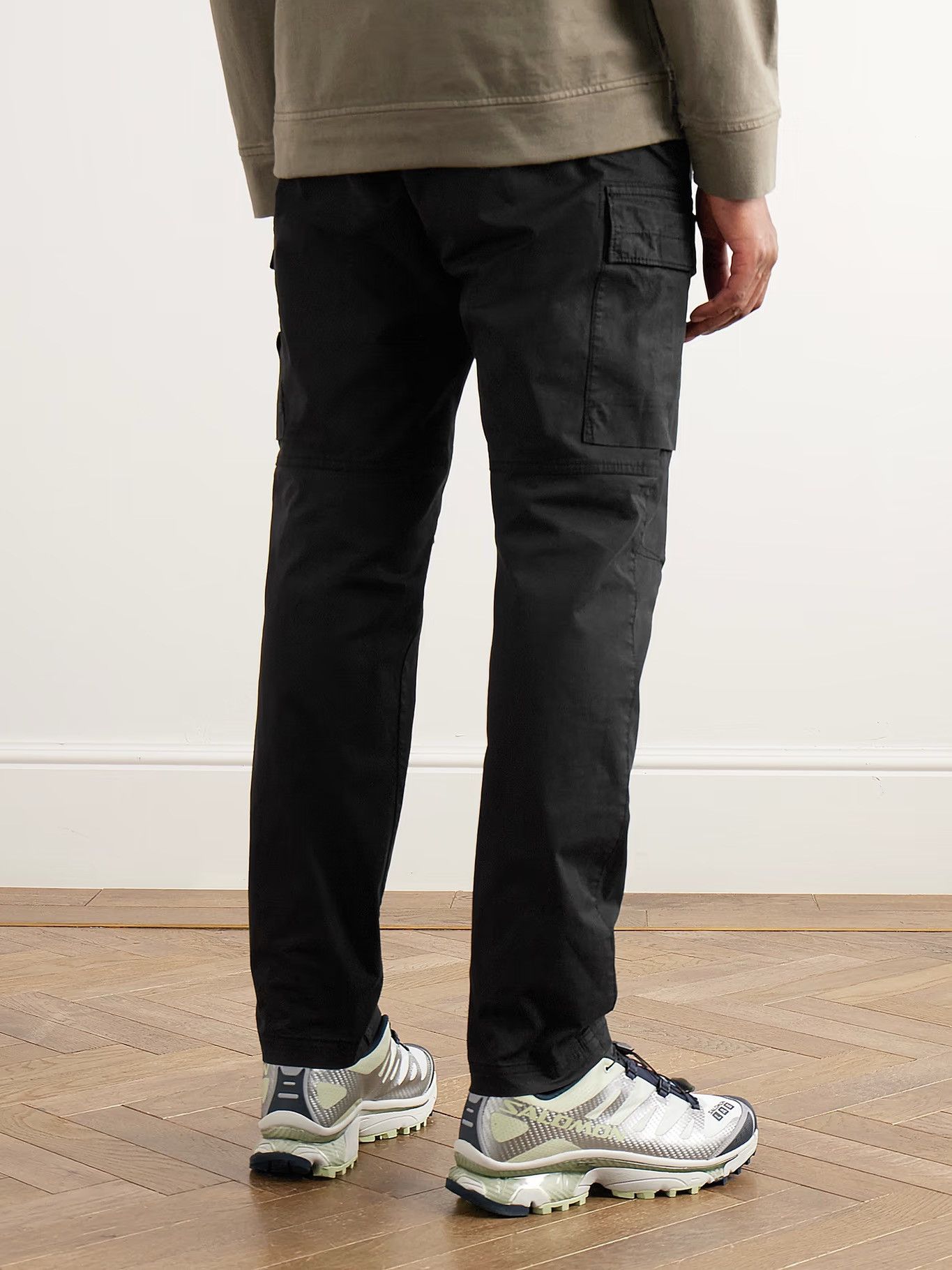 Stone Island STONE ISLAND Straight-Leg Cotton-Blend Twill Cargo Pants Size US 29 - 4 Thumbnail