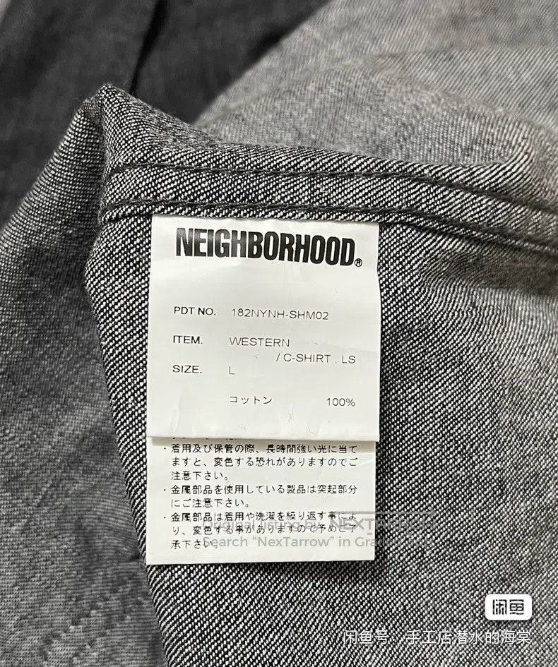 Neighborhood Neighborhood Raw Denim Shirt, L Size Size US L / EU 52-54 / 3 - 3 Thumbnail