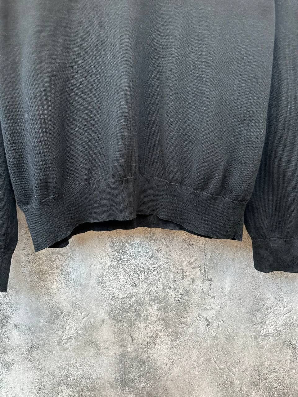 Polo Ralph Lauren Polo Ralph Lauren V-Neck Pima Cotton Sweater Black Jumper Size US L / EU 52-54 / 3 - 8 Thumbnail