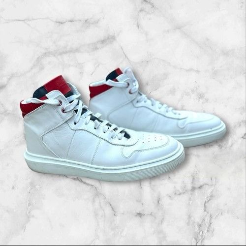 Good Man Brand GOOD MAN Brand Legend London Pro Hi Top White Red Italy Size US 9 / EU 42 - 8 Thumbnail