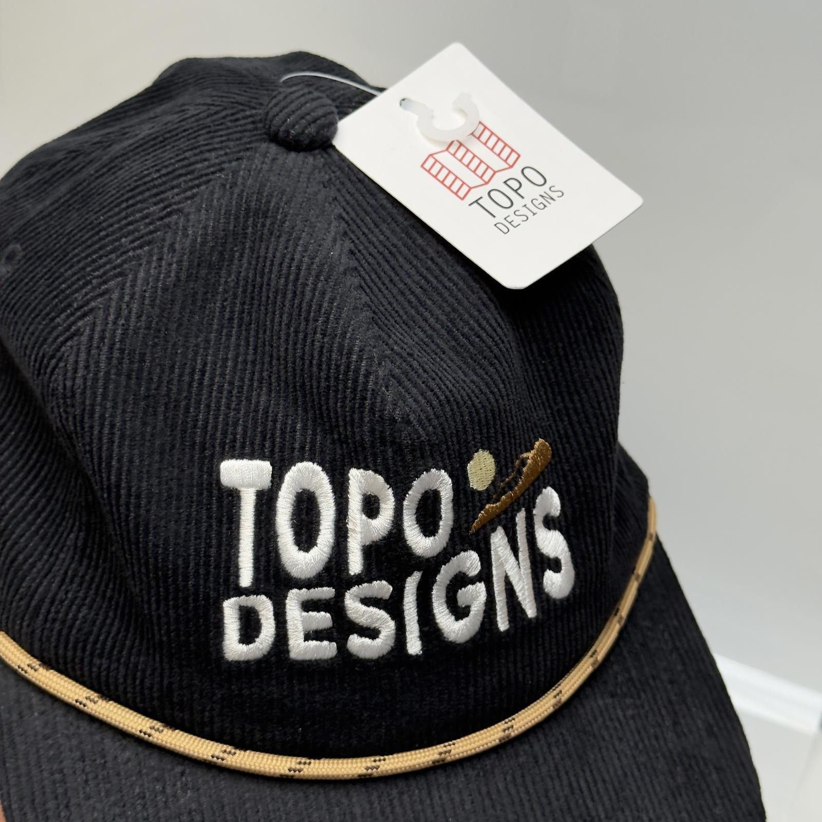 Topo Designs NWT Topo Designs Corduroy Cap Spell Out Trucker Strapback Size ONE SIZE - 2 Thumbnail