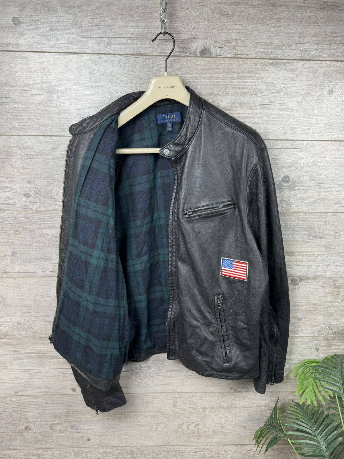 Polo Ralph Lauren Polo Ralph Lauren Leather Racer Moto Biker Jacket Size XXL Size US XXL / EU 58 / 5 - 1 Thumbnail