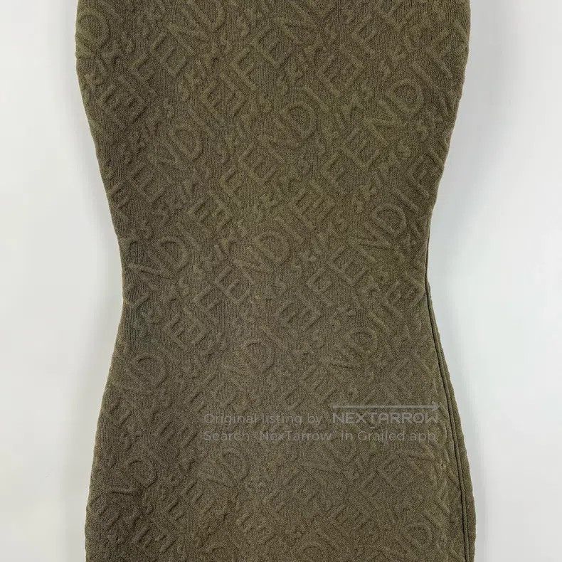 Fendi Fendi Kardashian SKIMS Embossed Logo Print Bodycon Dress W Size 4XL / US 24-26 - 6 Thumbnail