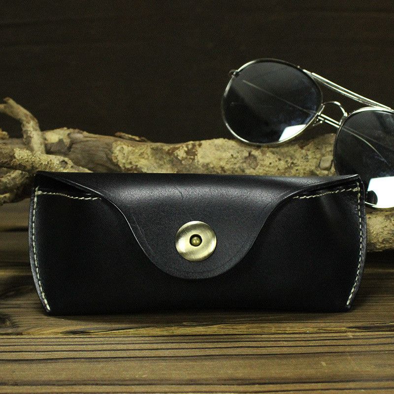 Japanese Brand × Leather × Vintage Leather Sunglasses Case Box Size ONE SIZE - 1 Thumbnail