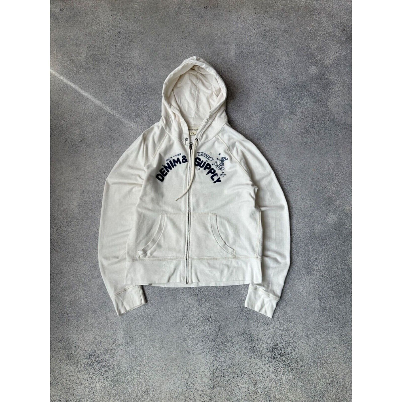 Polo Ralph Lauren VTG Polo Ralph Lauren Denim & Supply Beige Woman Hoodie Size US XL / EU 56 / 4 - 1 Thumbnail