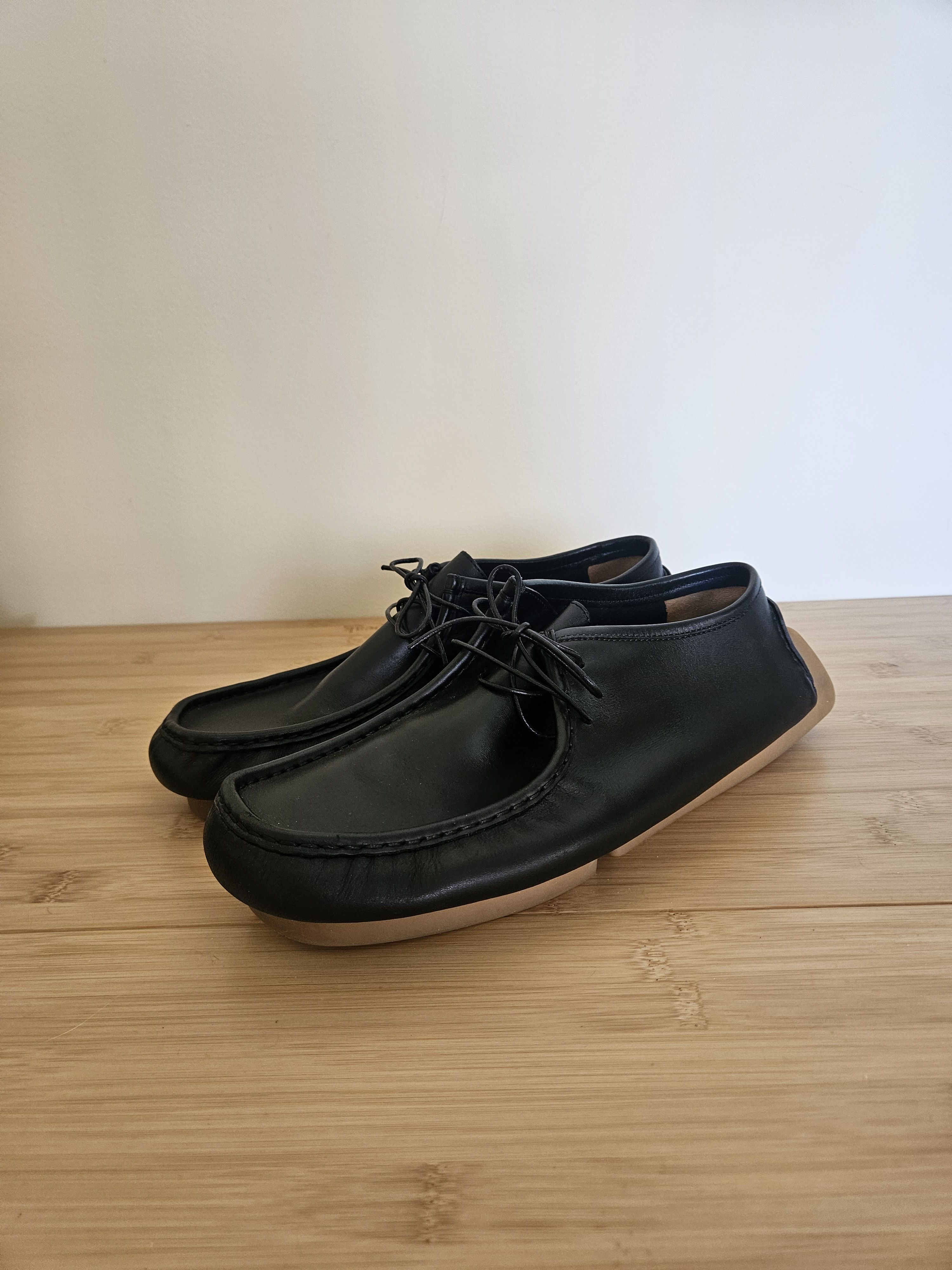 Bottega Veneta Lace-Up Leather Driver Loafers Size US 10 / EU 43 - 1 Thumbnail
