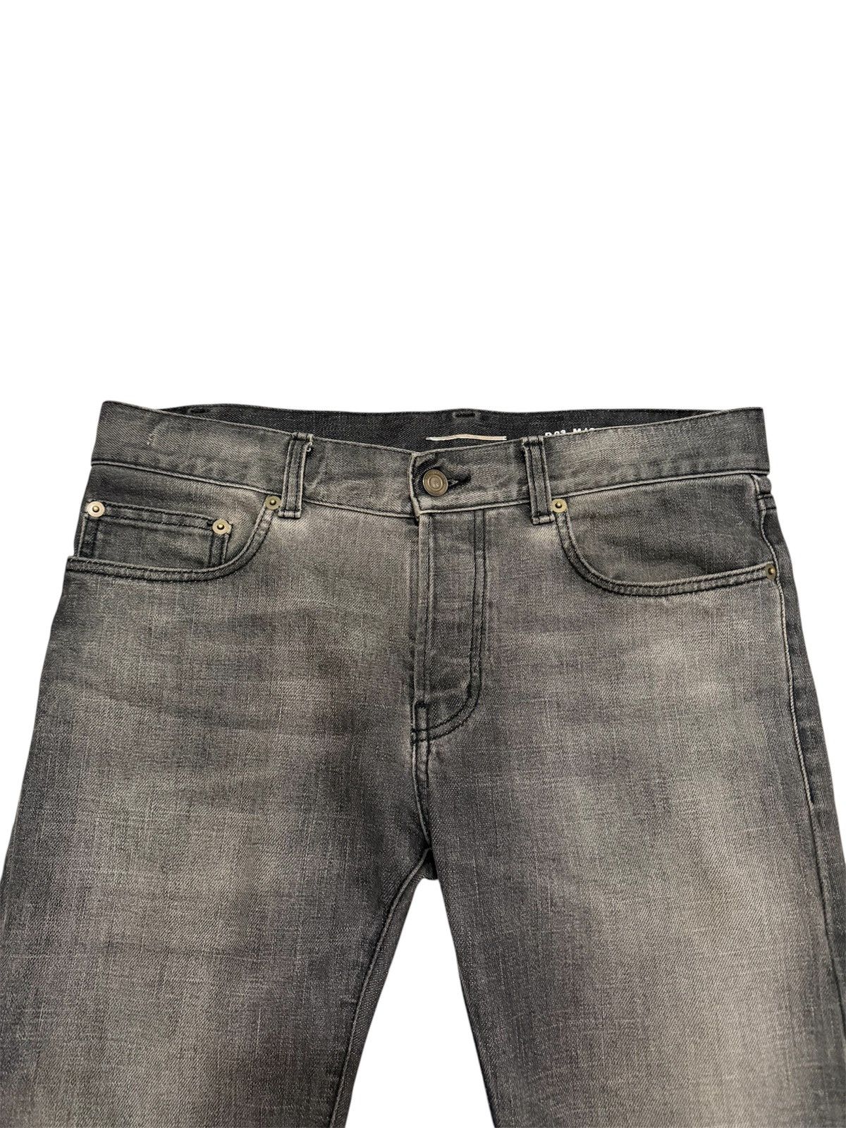 Saint Laurent Paris Saint Laurent Paris SS13 D03 Slim Straight Fit Denim Size US 29 - 3 Thumbnail