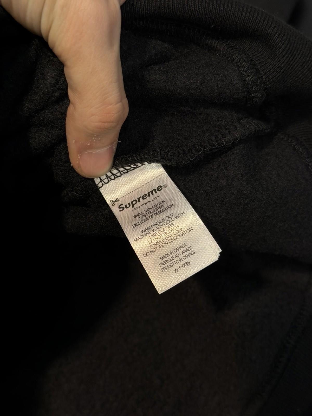 Supreme Supreme S Logo Zip Up Hooded Sweatshirt Black (Small) NEW Size US S / EU 44-46 / 1 - 7 Thumbnail
