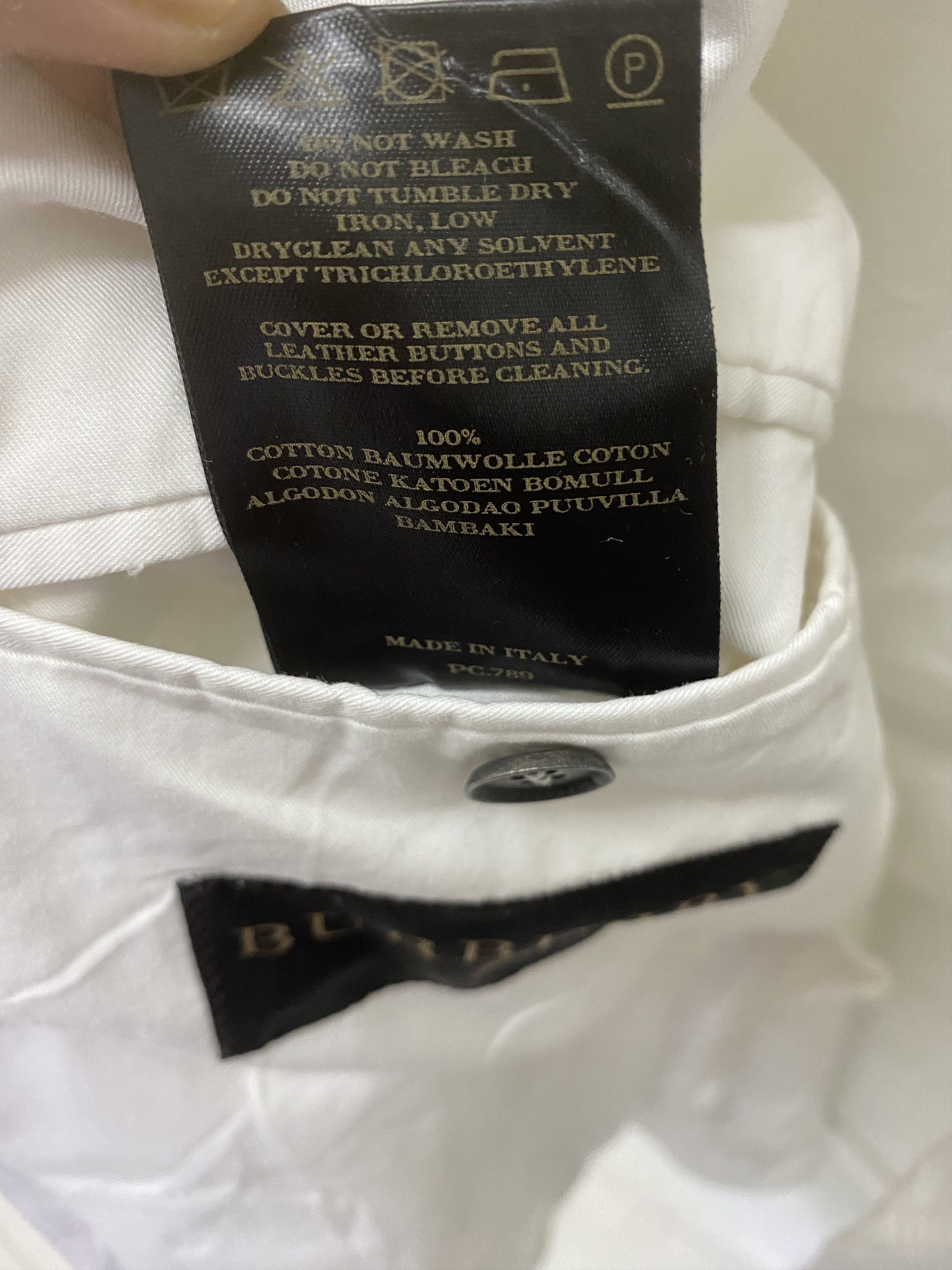Burberry Burberry White Blazer Made in Italy Size 52R - 7 Thumbnail