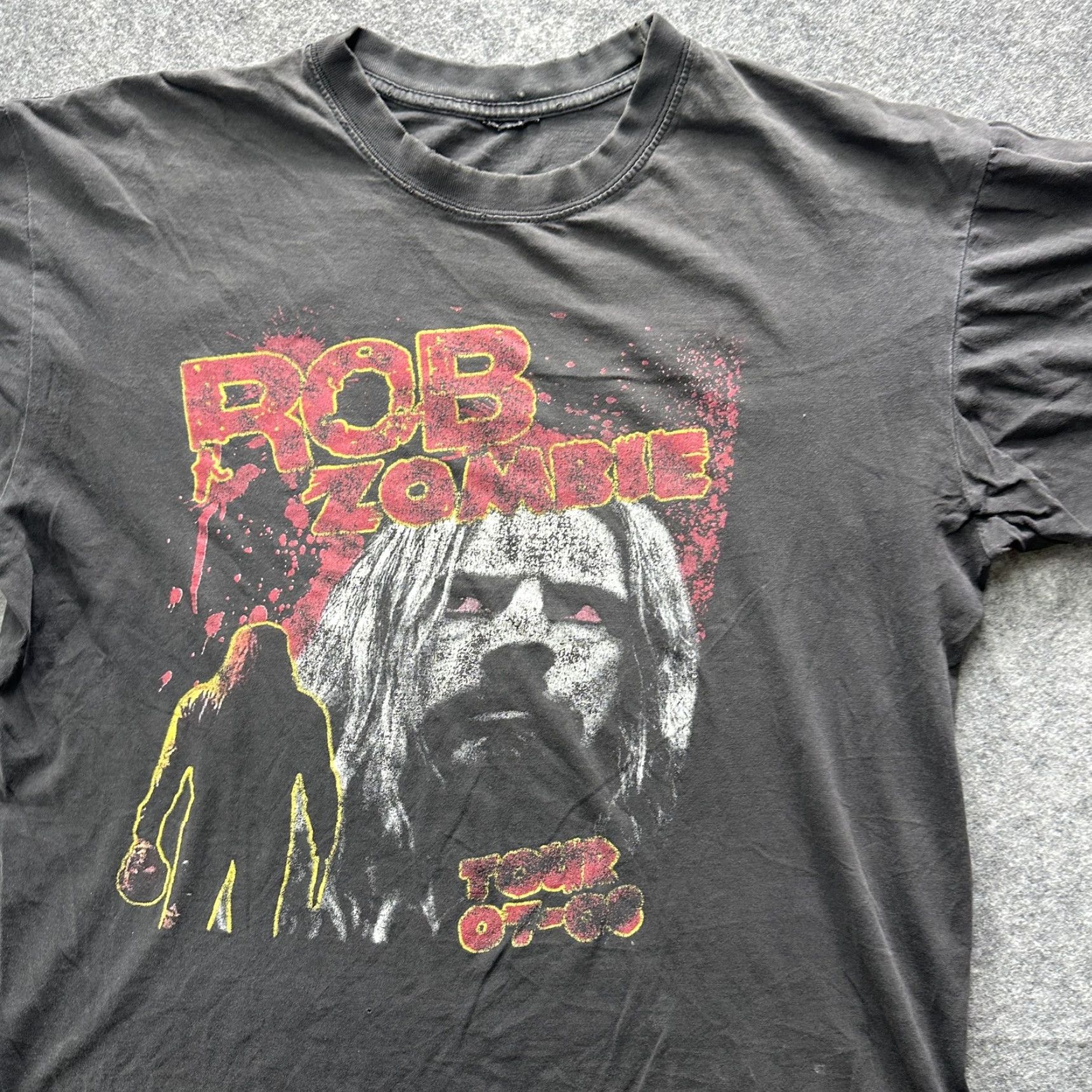 Vintage VINTAGE Rob Zombie Tour 07-08 Shirt Mens XL Black Horror Concert Graphic Band Music Tee Size US XL / EU 56 / 4 - 3 Thumbnail