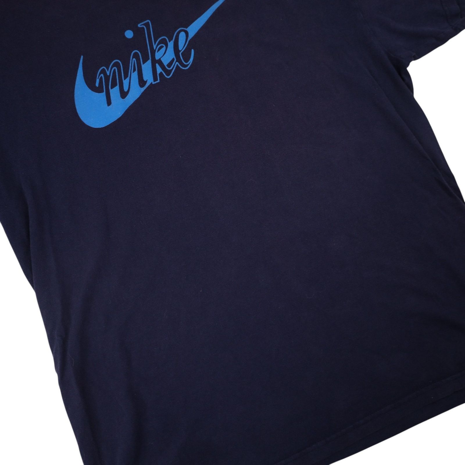 Nike × Vintage Vintage Y2k Nike Spellout Swoosh Faded Graphic T Shirt Size US L / EU 52-54 / 3 - 3 Thumbnail