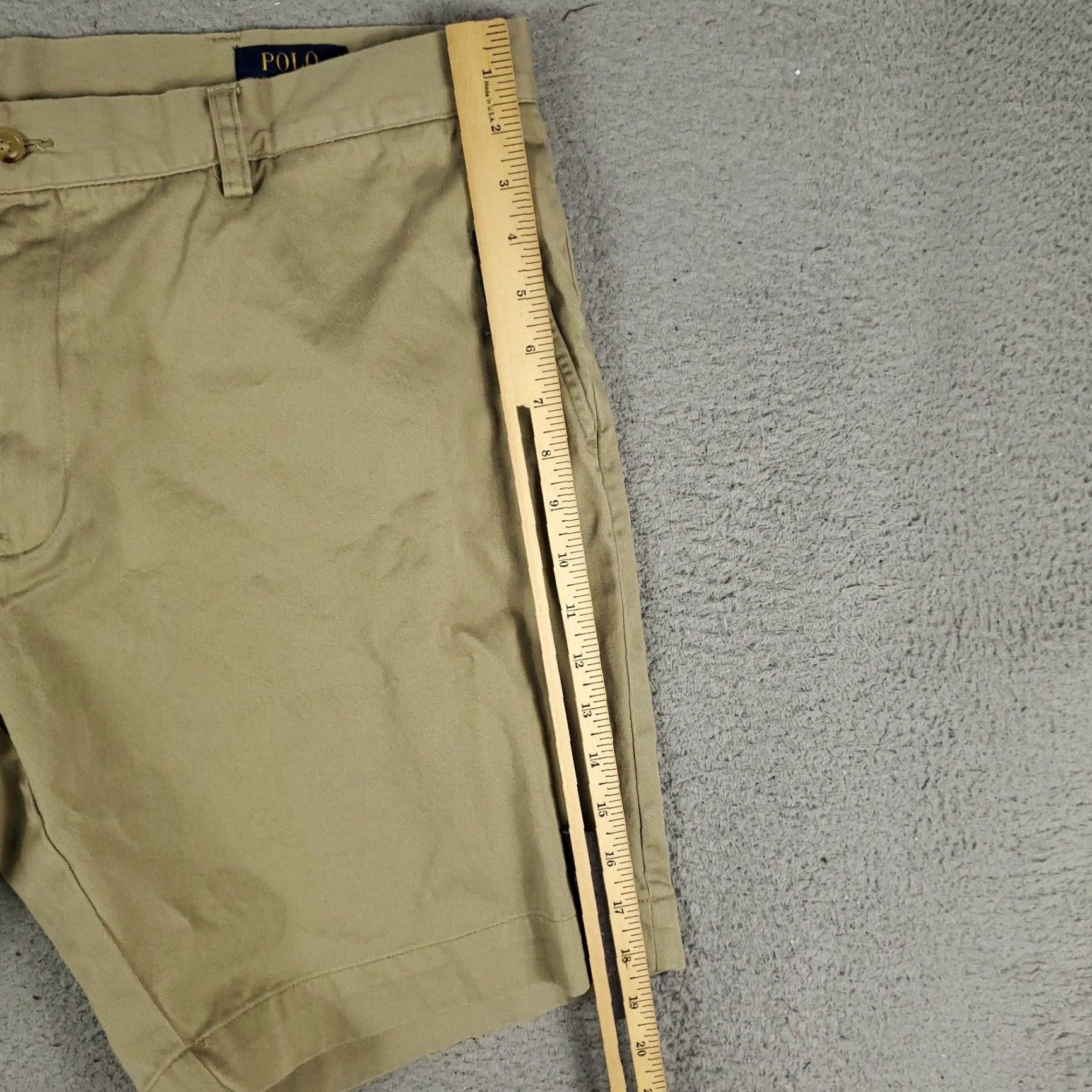 Ralph Lauren Ralph Lauren Chino Shorts Mens Size 40 Beige Cotton Flat Front Casual Size US 40 / EU 56 - 5 Thumbnail