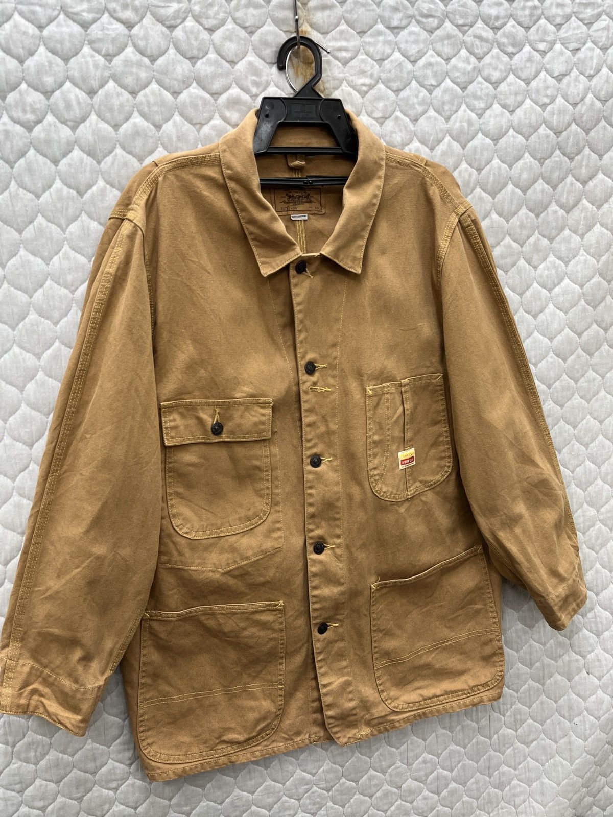 Levi's 🔥🔥🔥STEALS VINTAGE LEVIS CHORE JACKET (IRREGULAR STAMP) Size US M / EU 48-50 / 2 - 2 Thumbnail