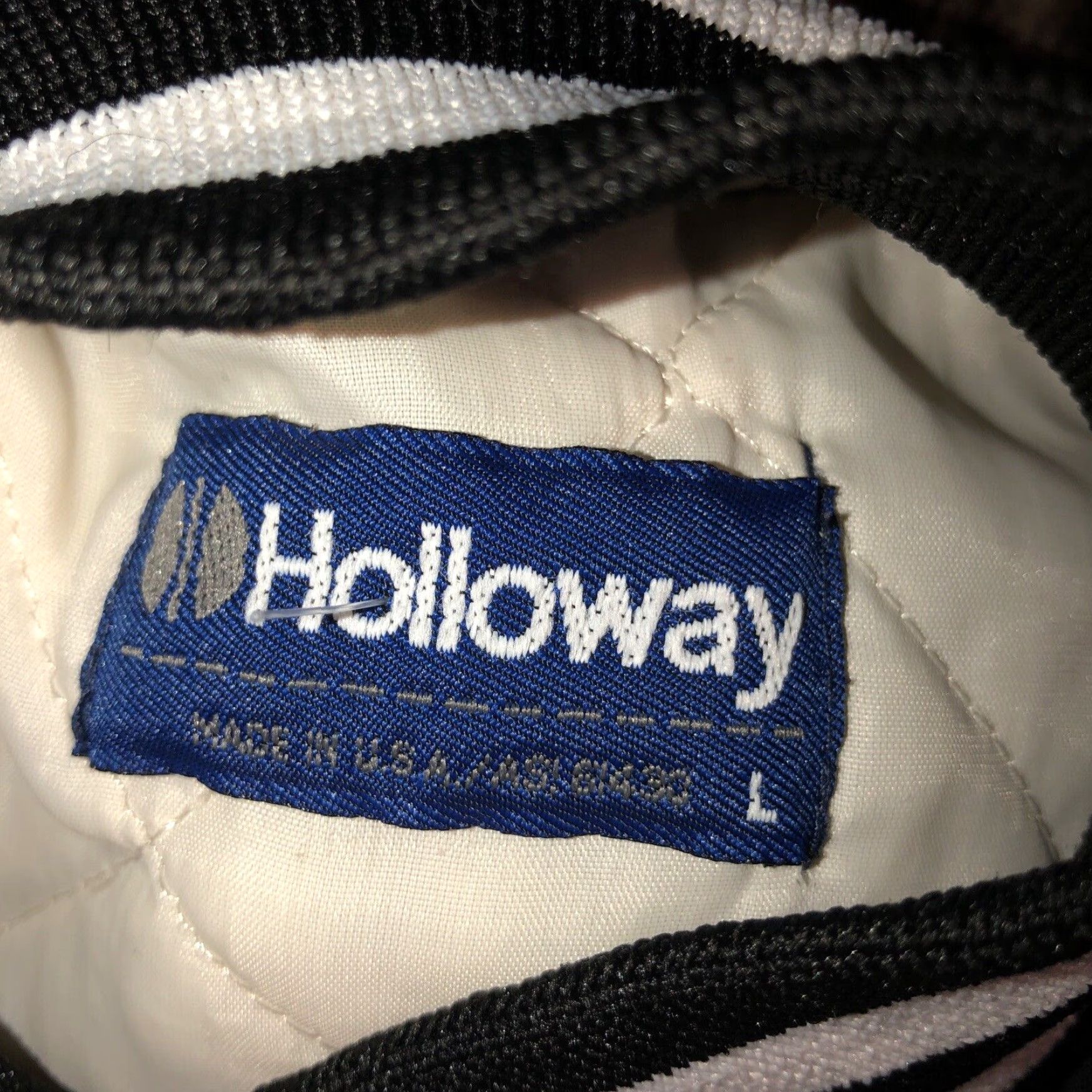 Holloway VINTAGE Holloway Satin Bomber Jacket Mens Large Black Size US L / EU 52-54 / 3 - 5 Thumbnail
