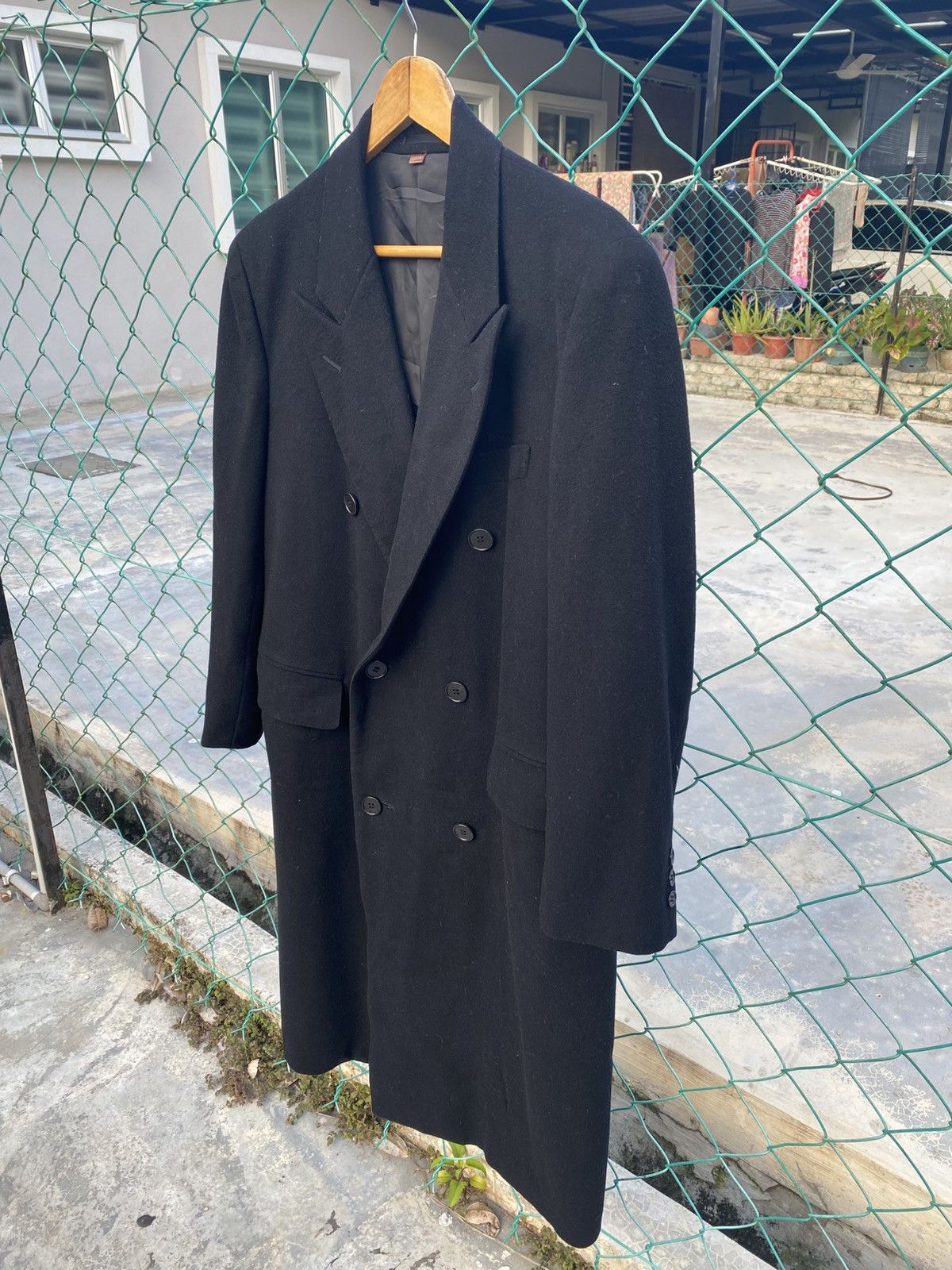 Japanese Brand Mackenzie mohair trench coat Size US M / EU 48-50 / 2 - 3 Thumbnail